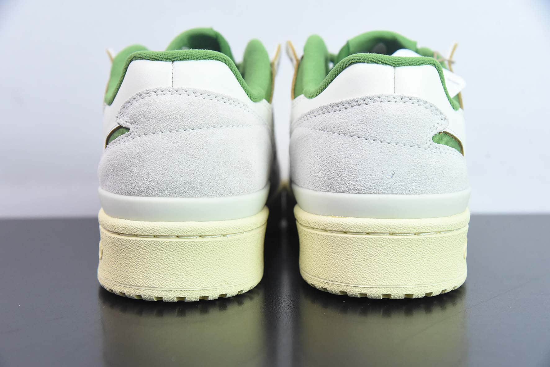 阿迪达斯Adidas Originals Forum 84 Low 罗马系列乳白绿魔术贴低帮复古系带百搭休闲运动板鞋纯原版本 货号:FZ6296