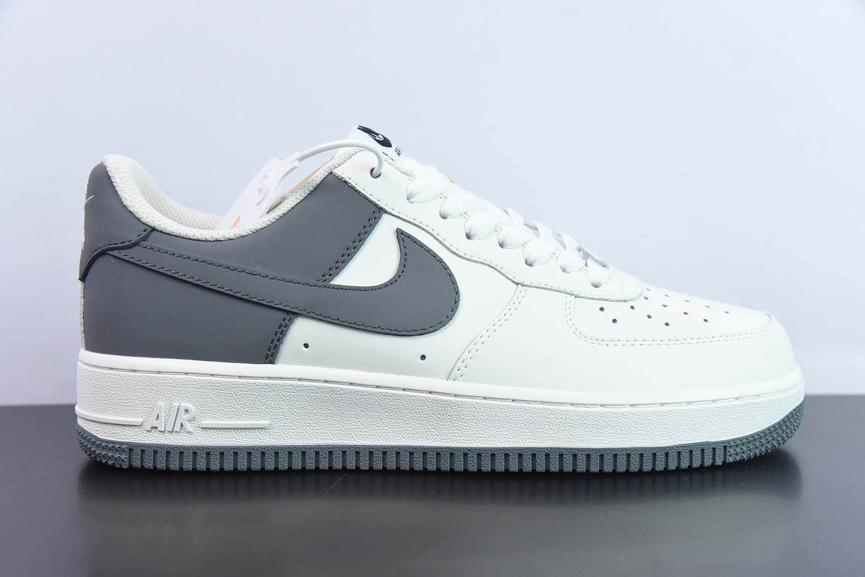 耐克Nike Air Force 1 Low '07 “奶奶灰”灰白拼接空军一号低帮休闲板鞋纯原版本 货号:DB3301-022