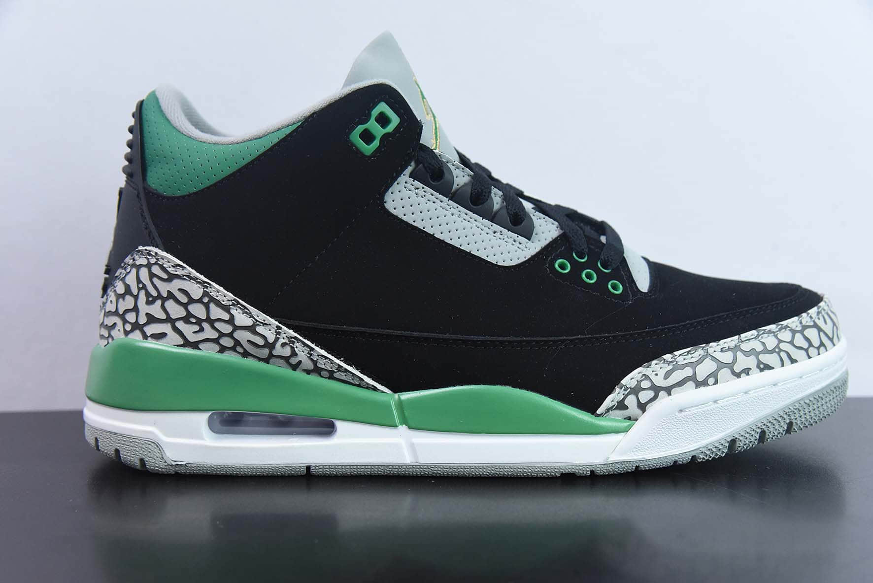 乔丹Air Jordan 3 RetroPine GreenAJ3松绿黑爆裂纹中帮复古休闲运动文化篮球鞋纯原版本 货号:CT8532-030