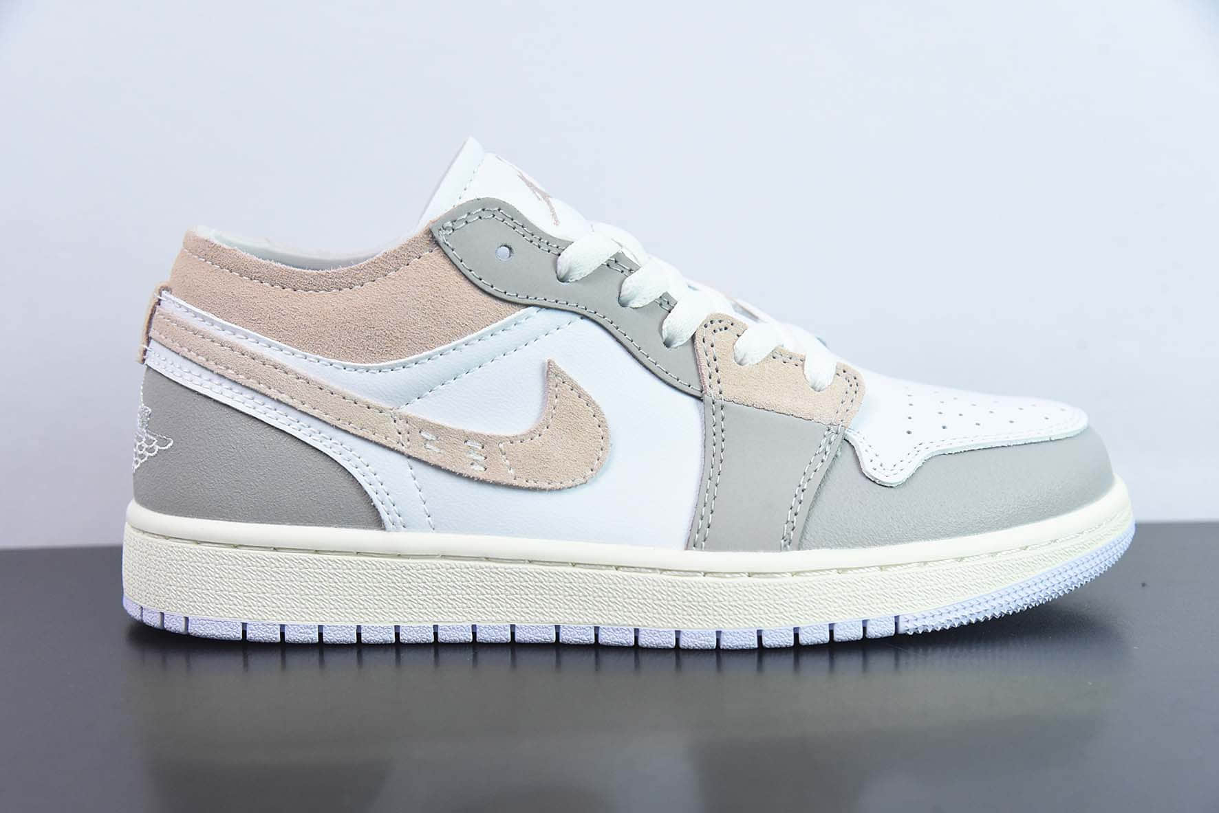 乔丹Air Jordan 1 Low OG EX解构白灰黄低帮篮球鞋纯原版本 货号：DN1635-002