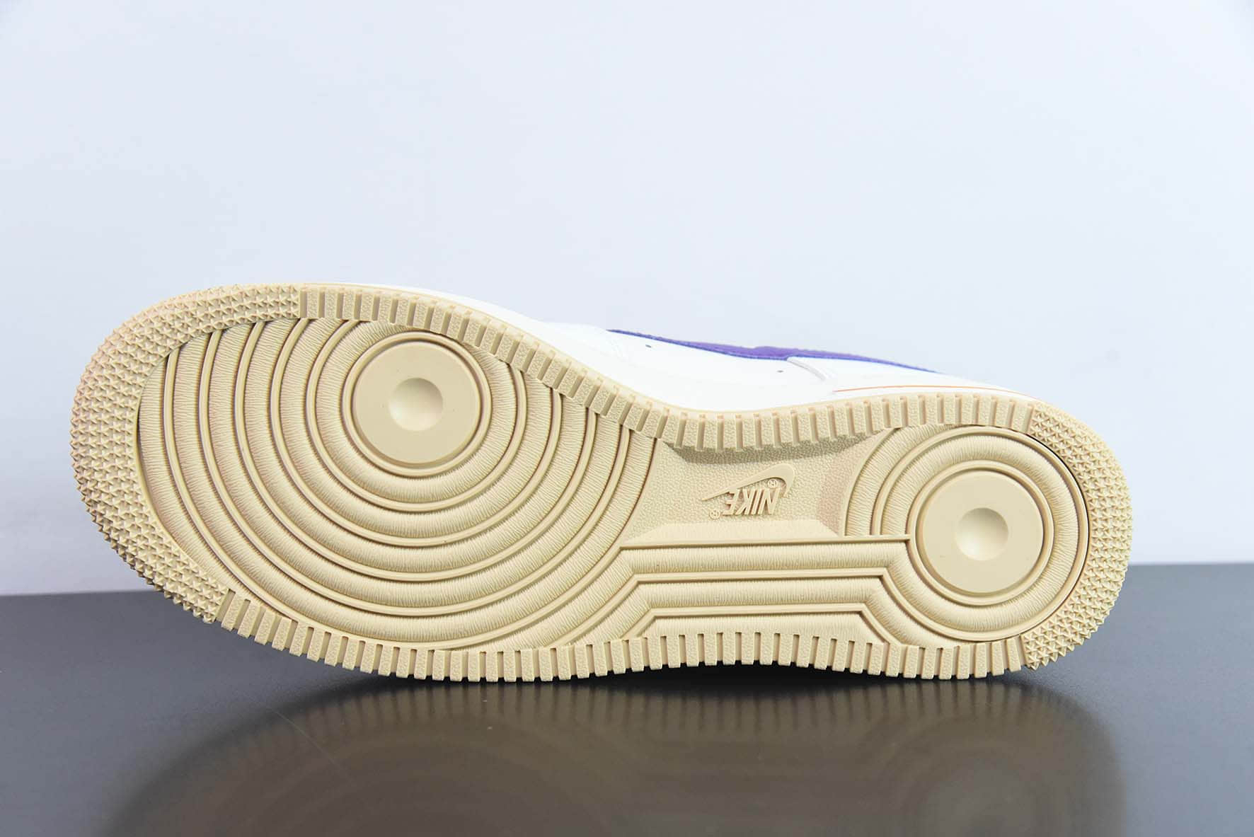 耐克Nike Air Force 1 米白紫橙空军一号低帮运动休闲板鞋纯原版本 货号:YY3188-102