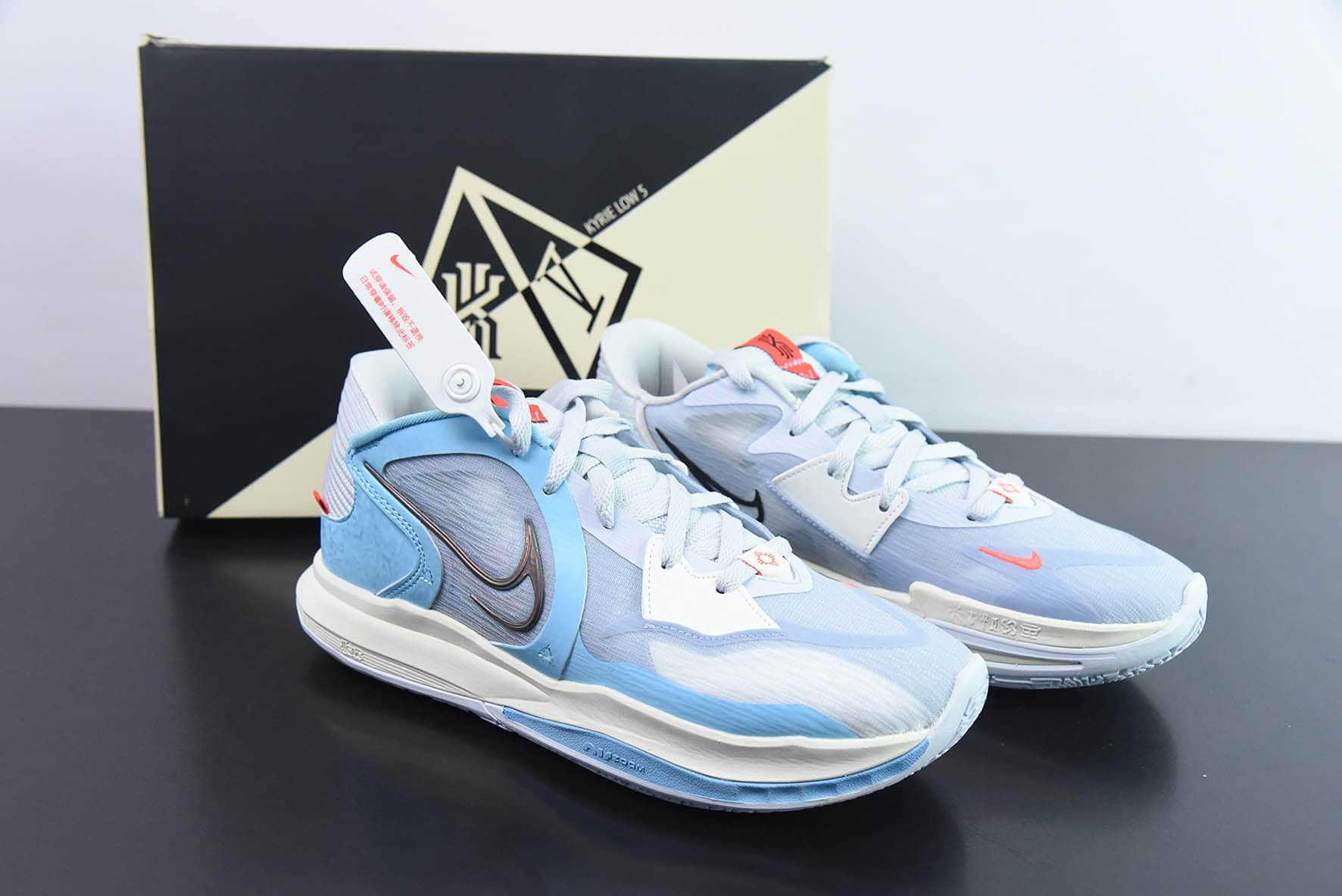 欧文Kyrie Low EP Bounce欧文5代灰蓝男子实战篮球鞋纯原版本 货号:DJ6012-003