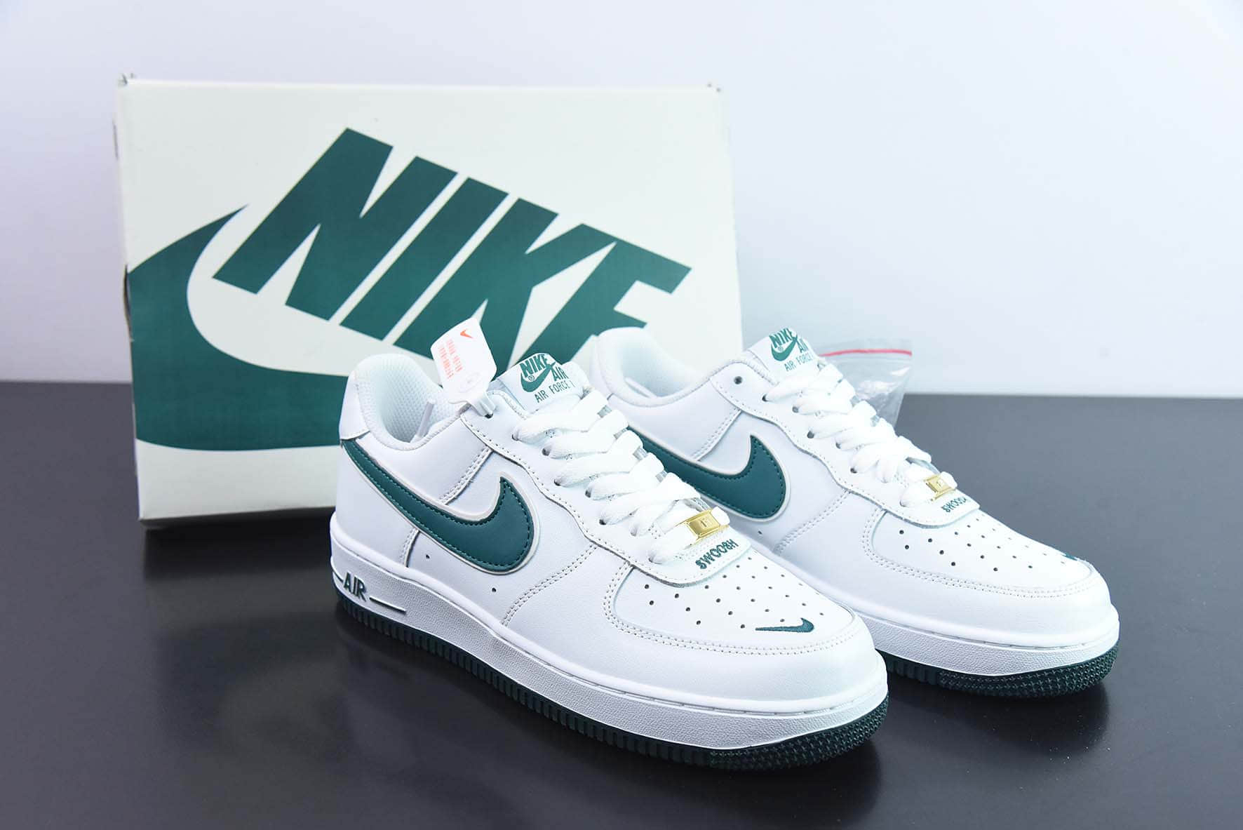 耐克Nike Air Force 1 Low '07 “Swoosh”深绿小勾低帮空军一号休闲板鞋纯原版本 货号:CV5696-966
