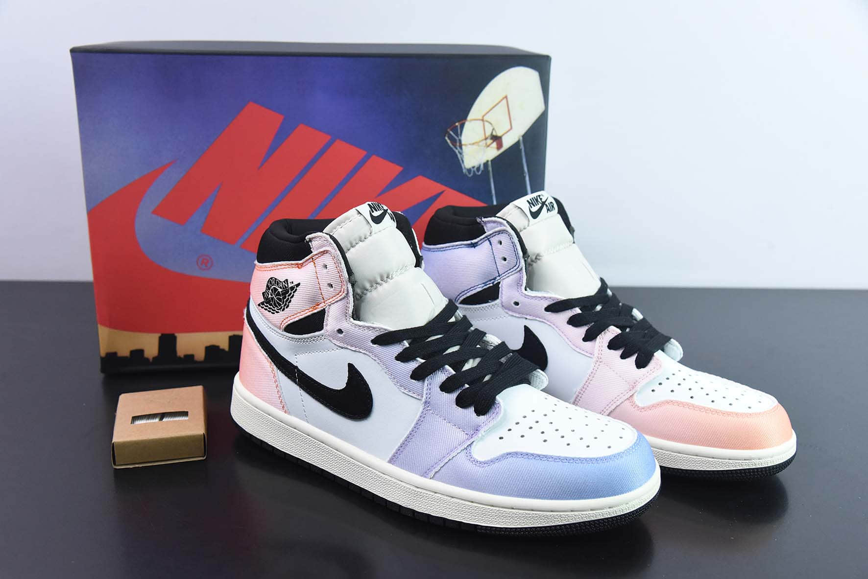 乔丹Air Jordan 1 High 0G Craft AJ1白紫渐变高帮复古篮球鞋纯原版本 货号:DX0054-805