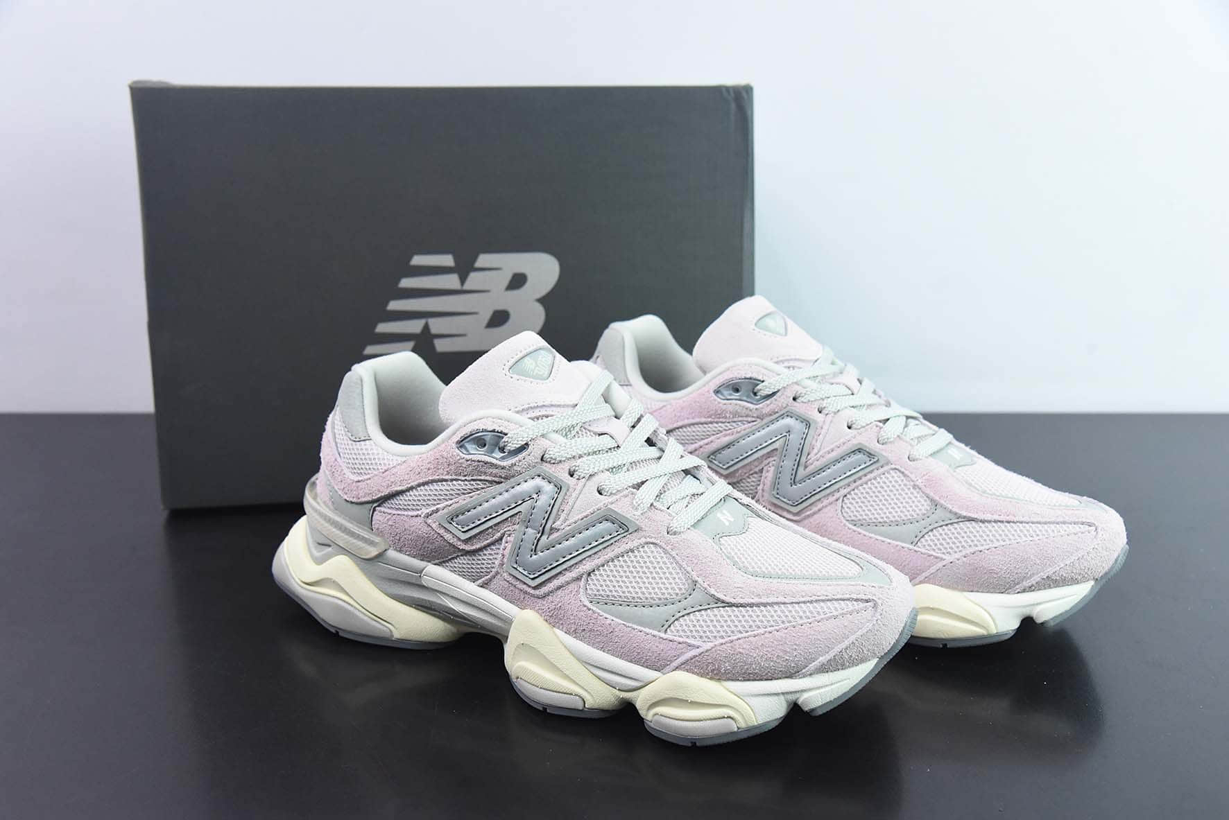 新百伦New Balance Joe Freshgoods x New Balance 9060系列联名款灰粉复古百搭老爹风小象蹄休闲运动跑步鞋纯原版本 货号:U9060HSP