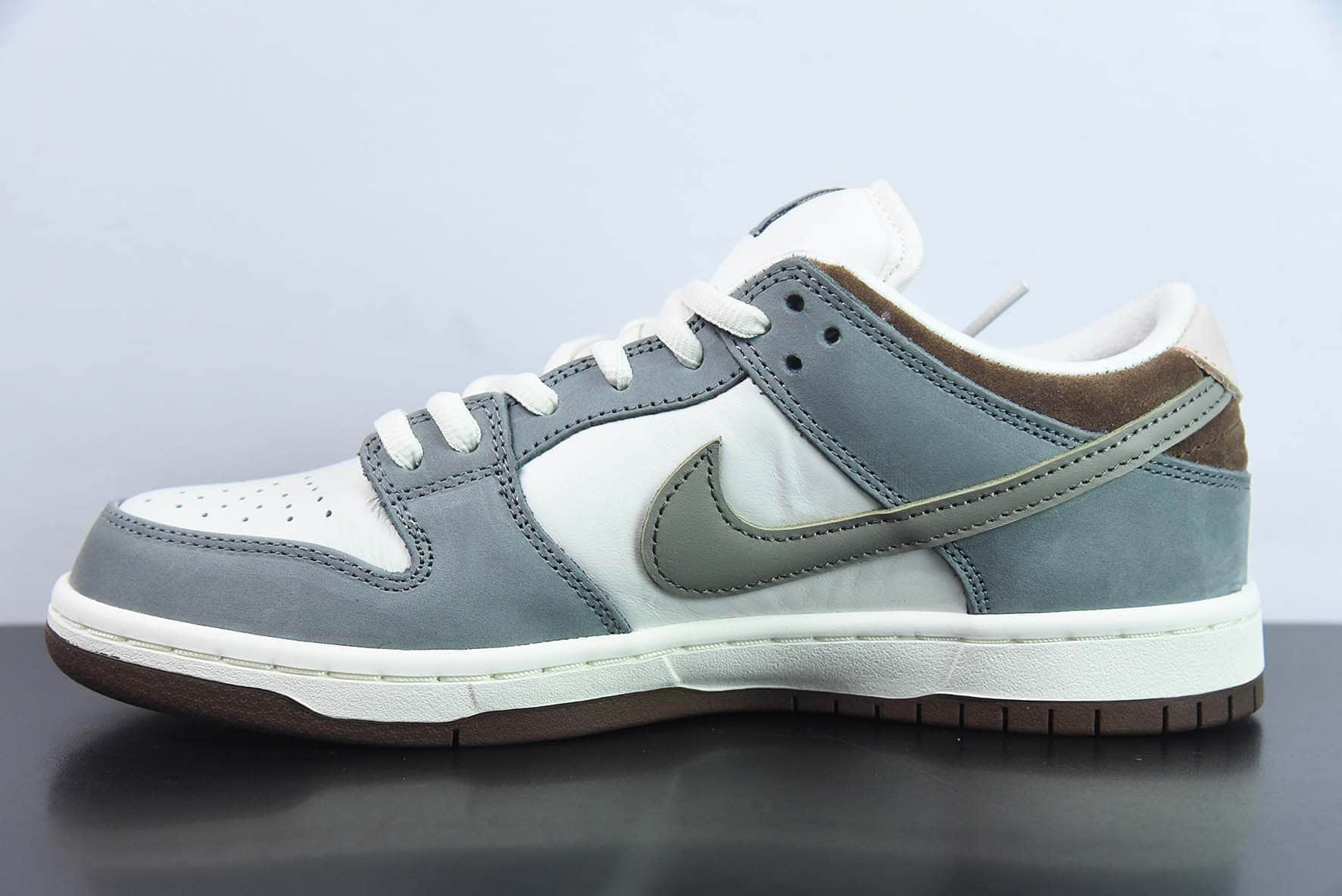 耐克Nike Yuto Horigome x Nk SB 灰色羽毛联名款 SB低帮休闲运动滑板板鞋纯原版本 货号:FQ1180-001