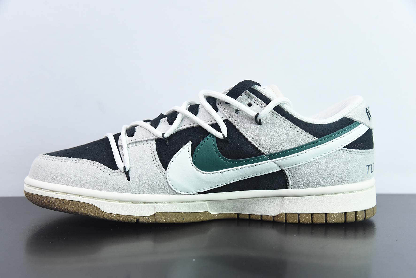 耐克Nike SB Dunk Low 85 白绿双勾绑带 SB低帮运动休闲板鞋纯原版本 货号:DO9457-134