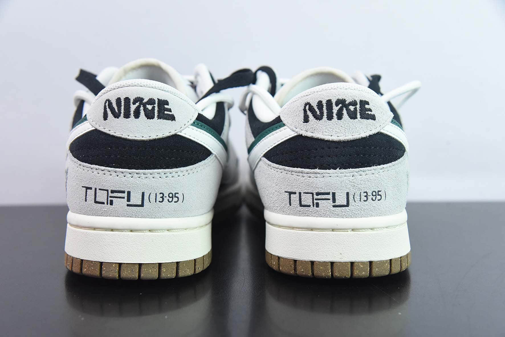 耐克Nike SB Dunk Low 85 白绿双勾绑带 SB低帮运动休闲板鞋纯原版本 货号:DO9457-134