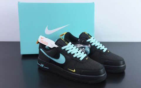 耐克Nike Air Force 1'07 Low 黑绿反光款空军一号低帮休闲板鞋纯原版本 货号:DV6809-181