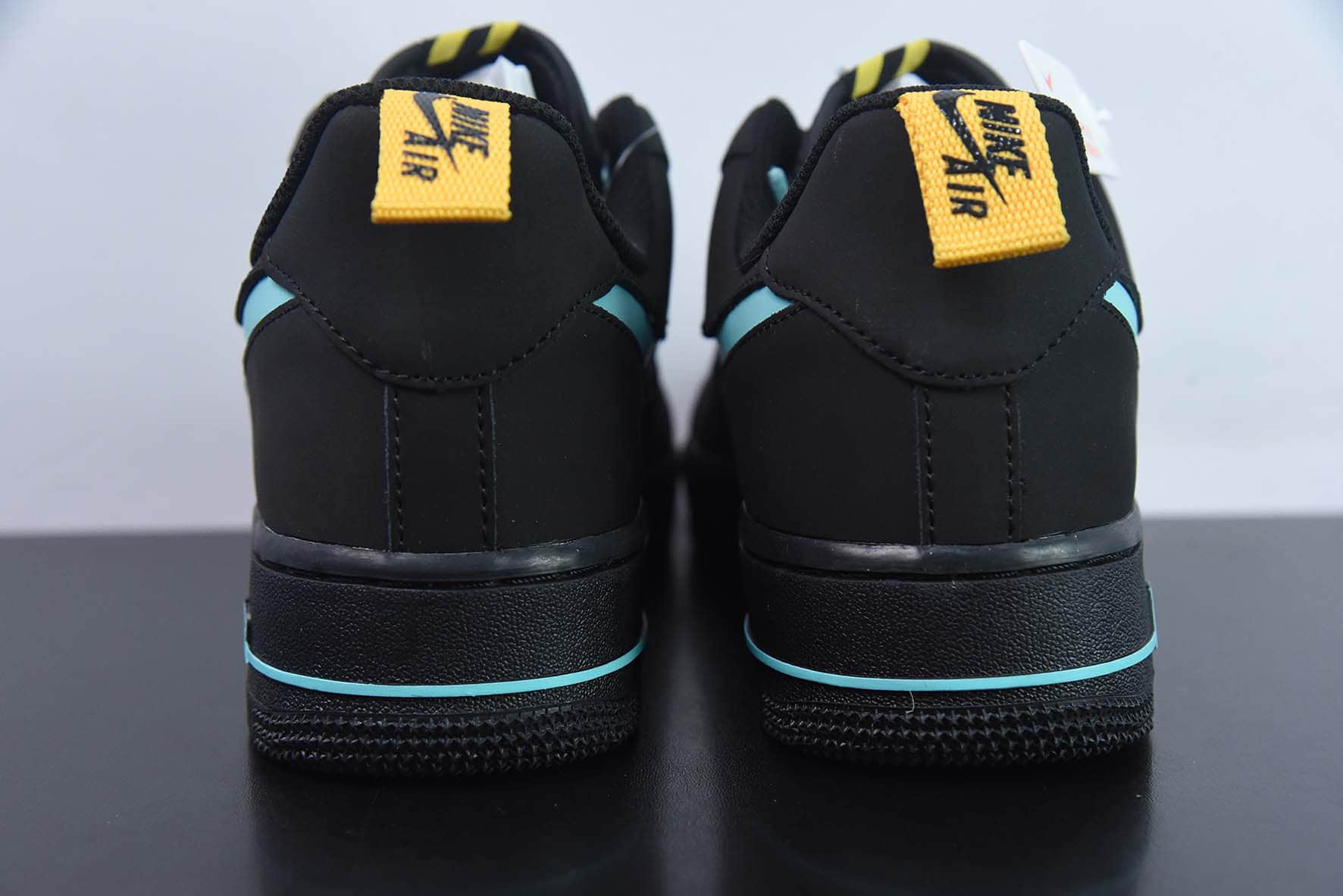 耐克Nike Air Force 1'07 Low 黑绿反光款空军一号低帮休闲板鞋纯原版本 货号：DV6809-181