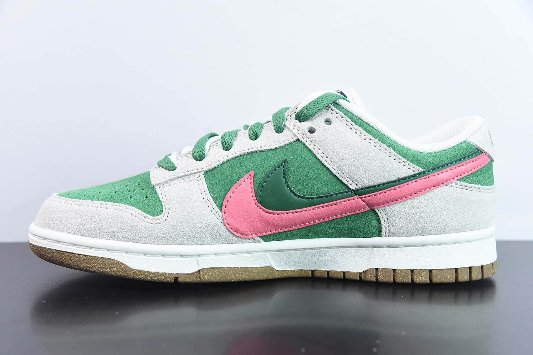 耐克Nike SB Dunk Low 85系列米白绿仙人掌双钩低帮休闲滑板鞋纯原版本 货号:DO9457-137