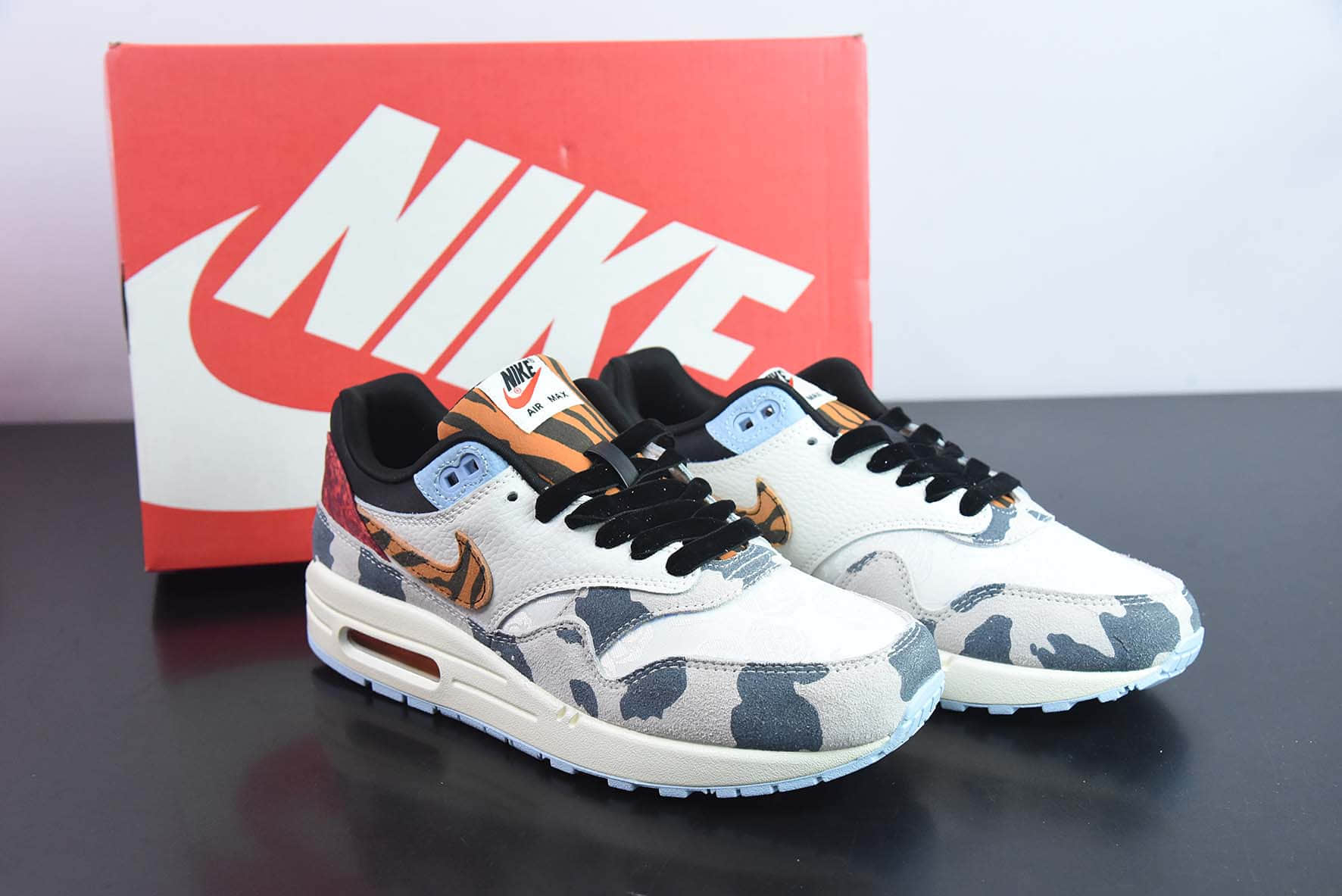 耐克Nike Air Max Tavas Max87迷彩复古小气垫跑鞋纯原版本 货号:FD0827-133