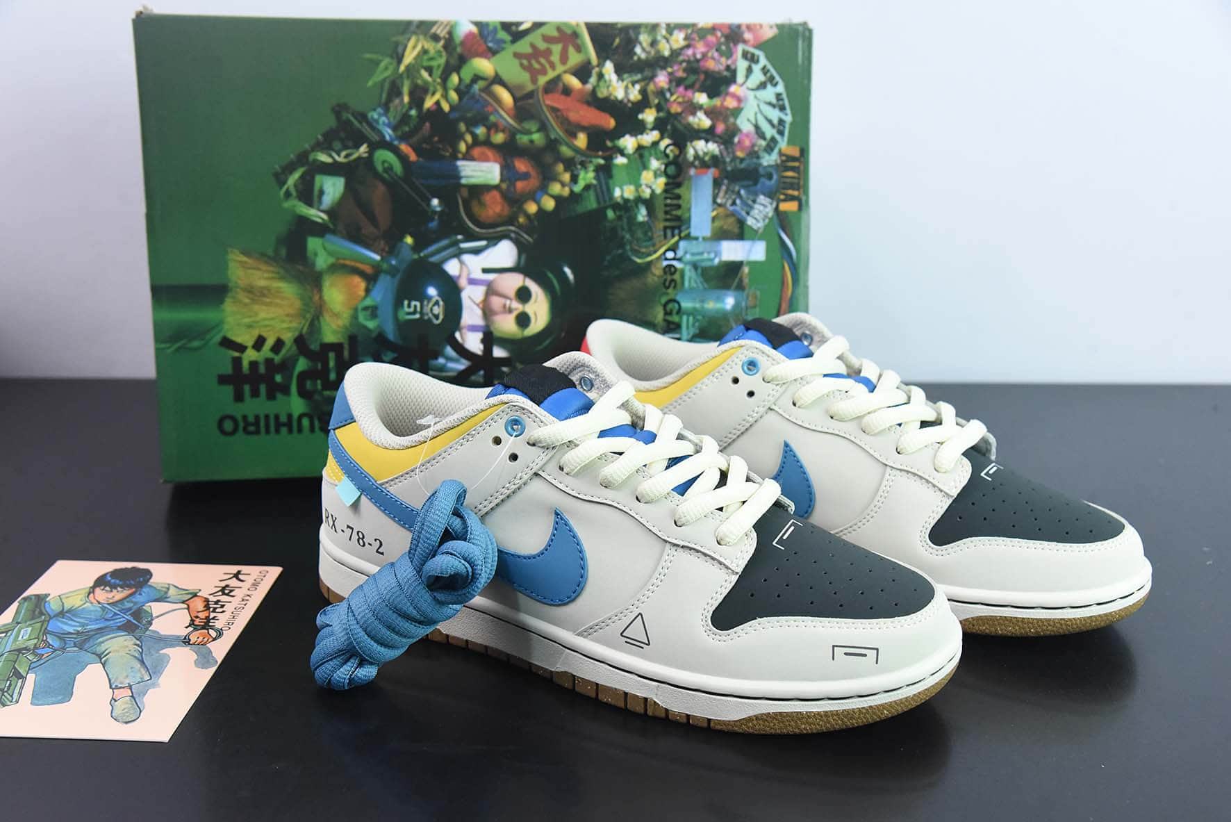 耐克Nike SB Dunk Low 大友克洋联名款麂皮机械朋克SB低帮休闲滑板鞋纯原版本 货号：DD0302-356 