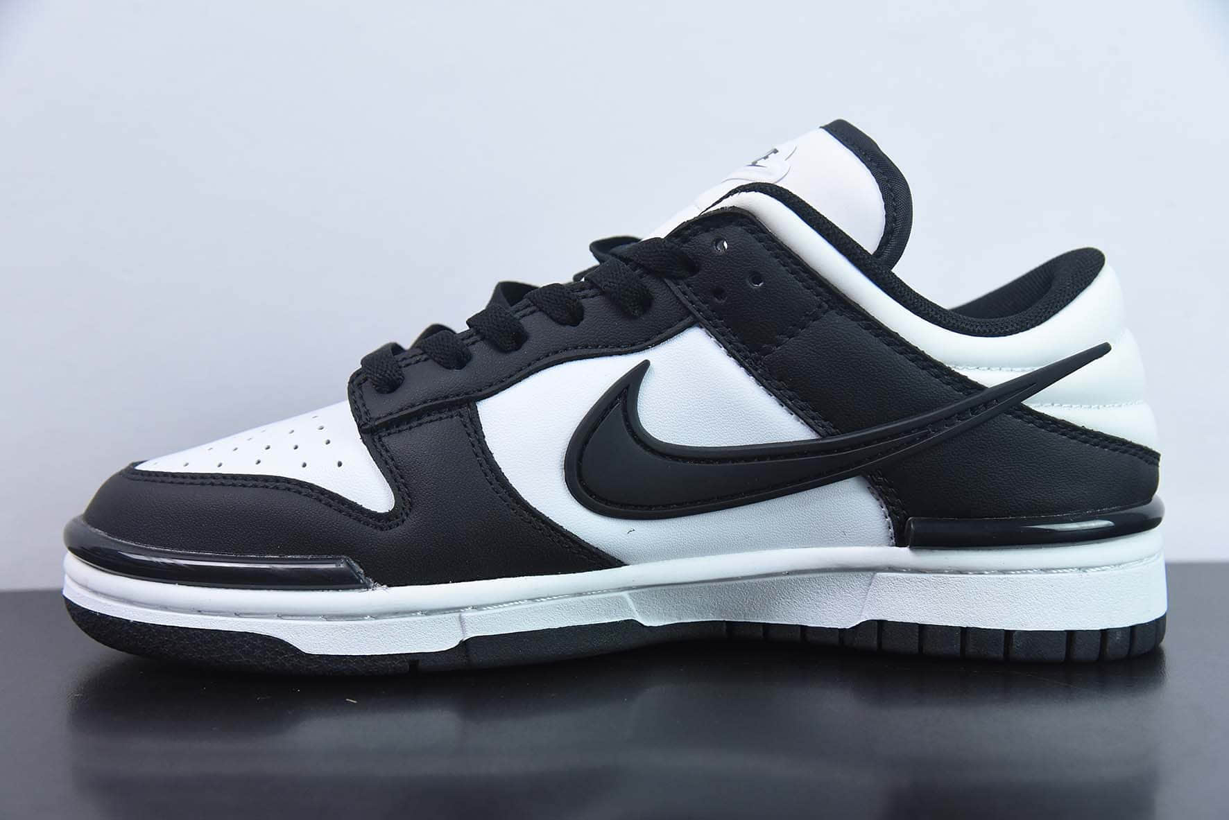 耐克Nike Dunk Low Twist Panda 变异黑白熊猫SB低帮休闲滑板鞋纯原版本 货号：DZ2794-001 