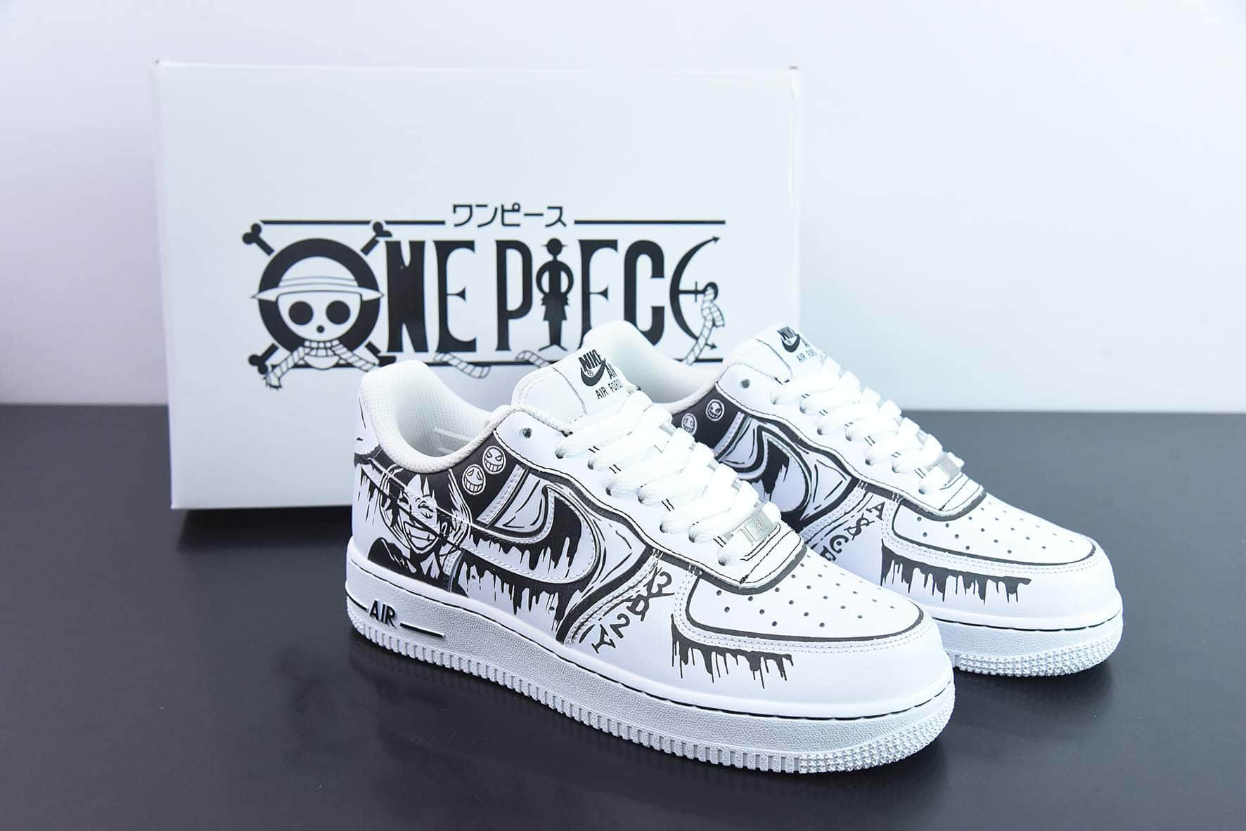耐克Nike Air Force 1 Low’07 海贼王联名空军一号低帮休闲板鞋纯原版本 货号:CW2288-301