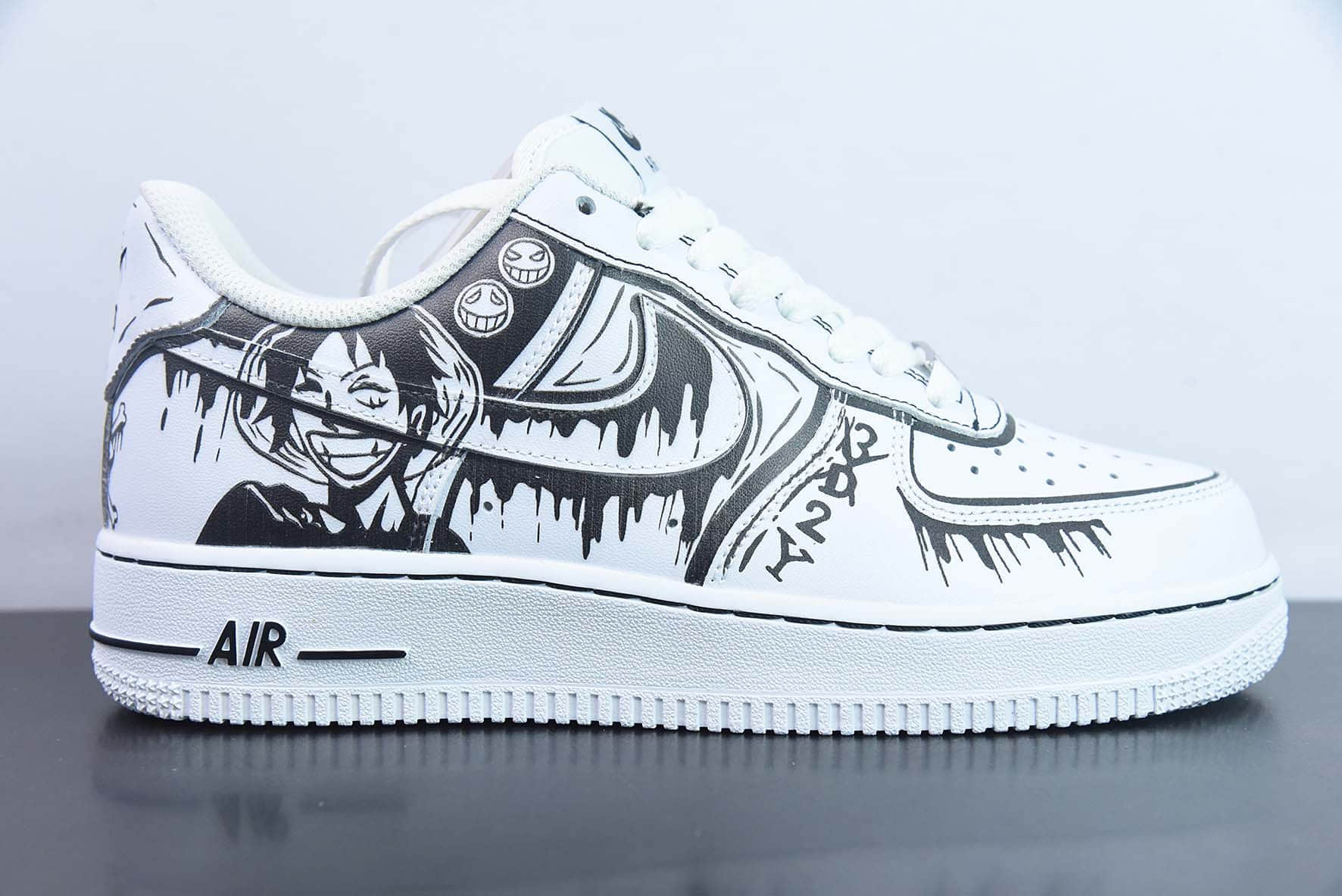 耐克Nike Air Force 1 Low’07 海贼王联名空军一号低帮休闲板鞋纯原版本 货号:CW2288-301