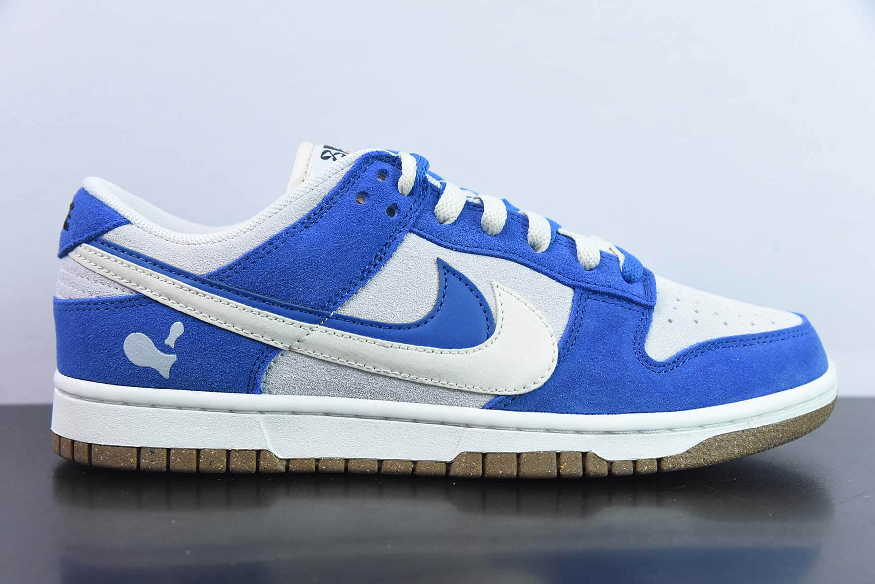 耐克Nike SB Dunk Low 85 双勾白灰蓝 SB低帮运动休闲板鞋纯原版本 货号:DO9457-139