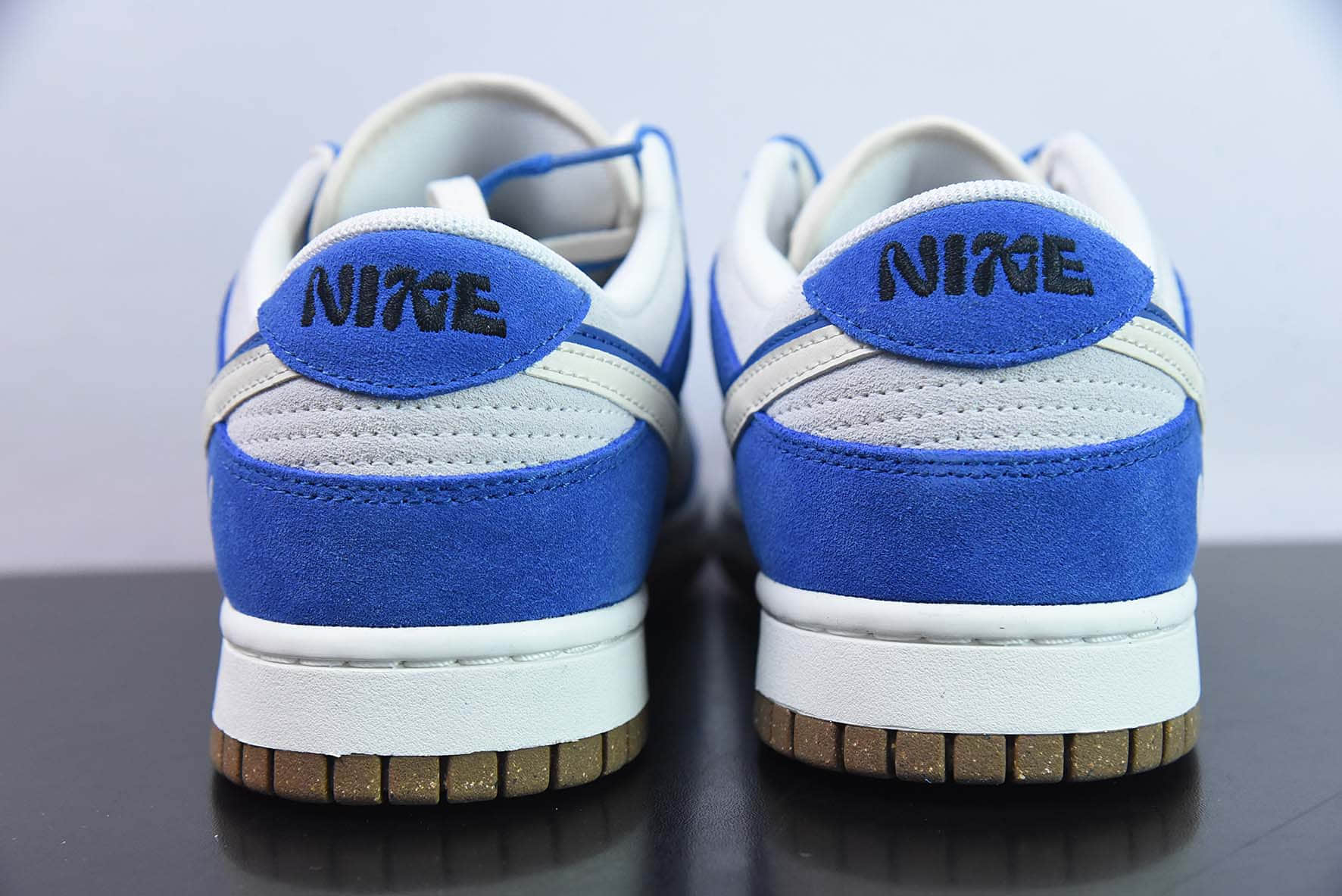 耐克Nike SB Dunk Low 85 双勾白灰蓝 SB低帮运动休闲板鞋纯原版本 货号:DO9457-139