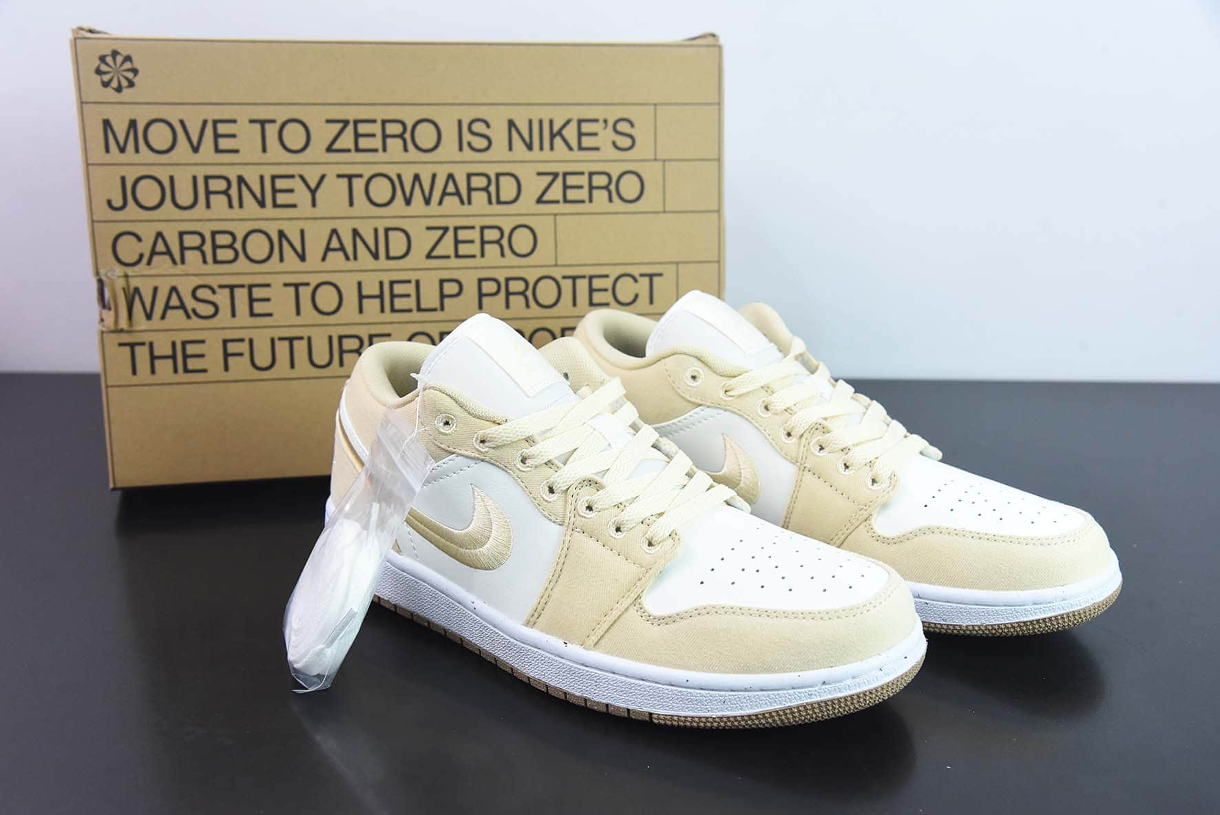 乔丹Air Jordan 1 Low AJ1白黄刺绣低帮复古文化篮球鞋纯原版本 货号:FN3722-701