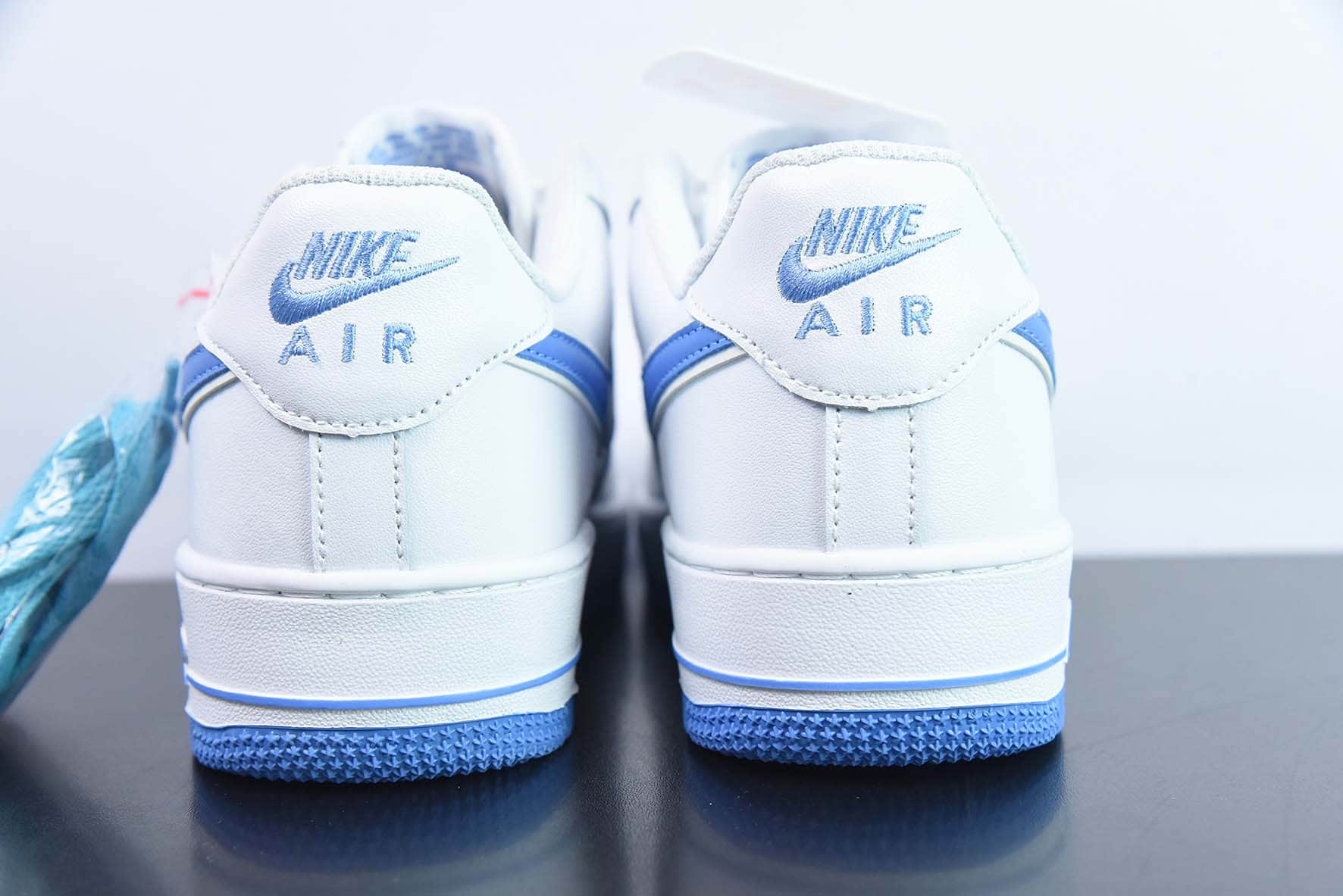 耐克Nike Air Force 1 Low '07 “Swoosh”白宝蓝小勾3M反光低帮空军一号休闲板鞋纯原版本 货号：CV5696-965