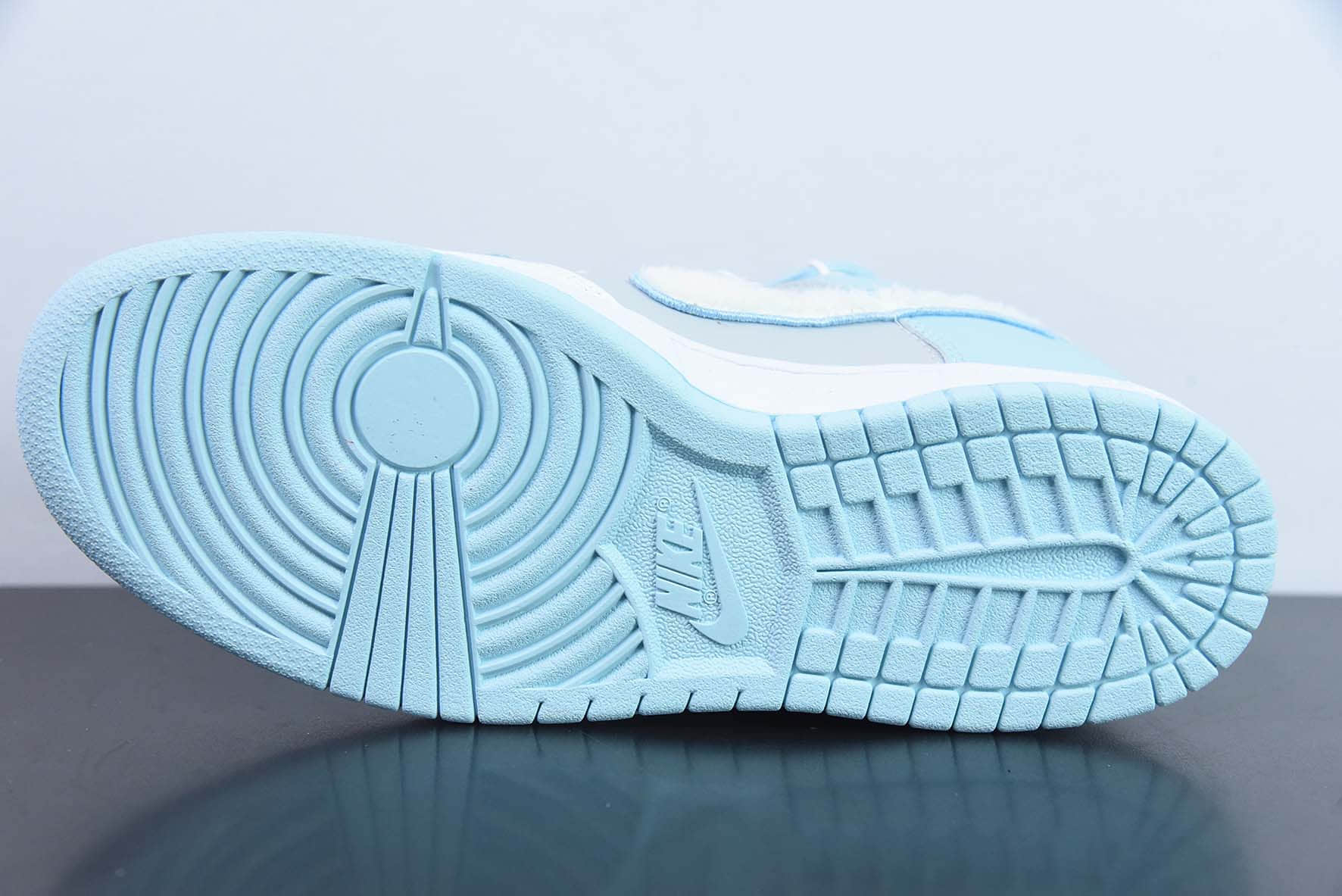 耐克Nike Dunk Low Retro 蓝灰白绒勾绑绳SB低帮休闲滑板鞋纯原版本 货号:FB1871-011