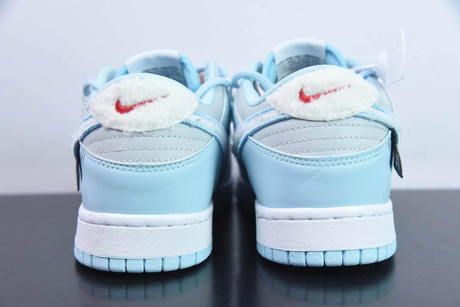 耐克Nike Dunk Low Retro 蓝灰白绒勾绑绳SB低帮休闲滑板鞋纯原版本 货号:FB1871-011
