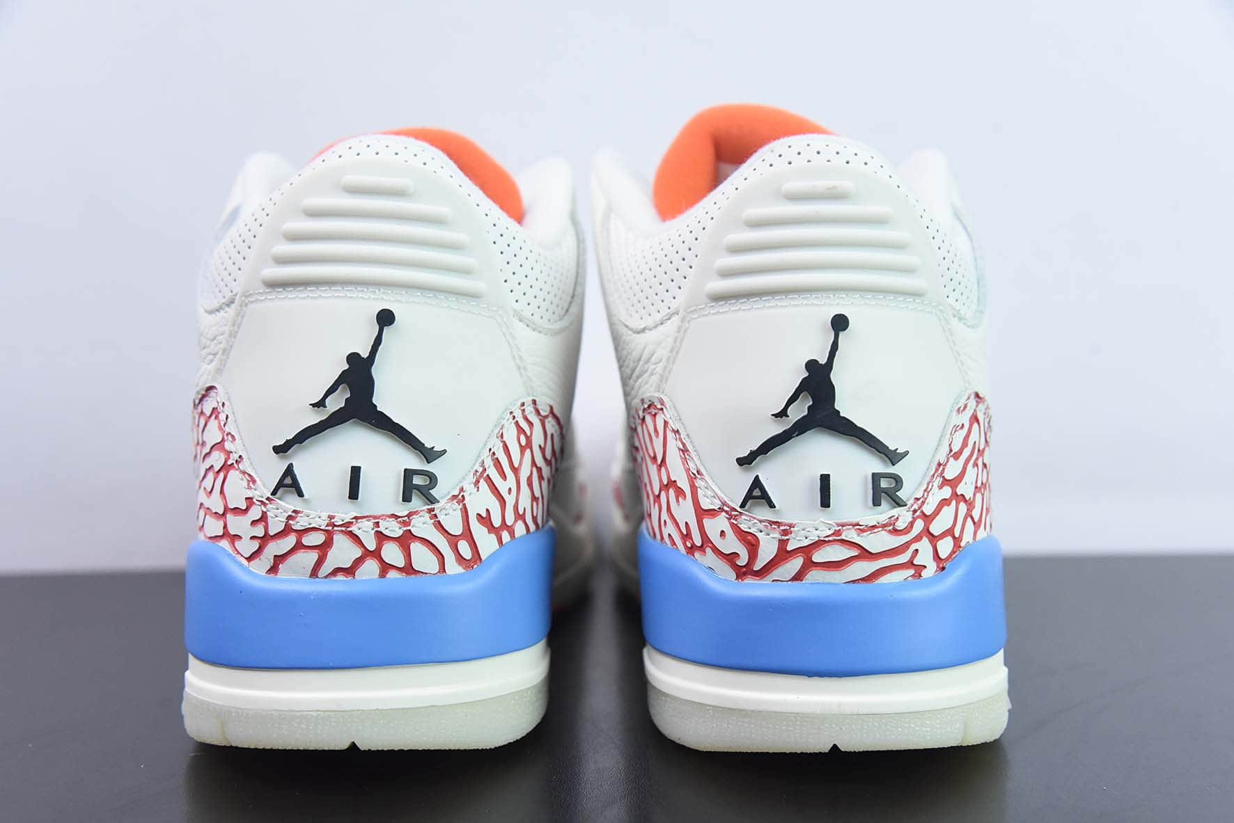 乔丹Air Jordan 3 Mr. Triple Double PE AJ3威斯布鲁克三双先生白红蓝爆裂纹复古文化篮球鞋纯原版本 货号:CK9246-991