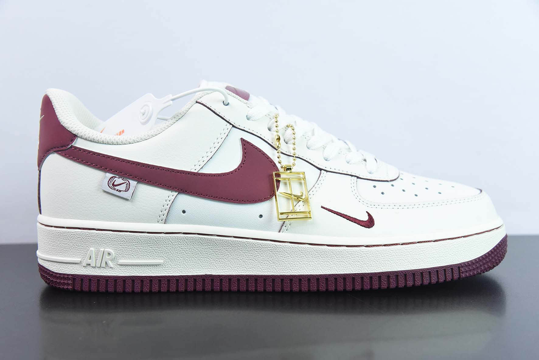 耐克Nike Air Force 1'07 Low “Lafite” 拉菲酒红小勾空军一号低帮休闲板鞋纯原版本 货号:FB1839-215