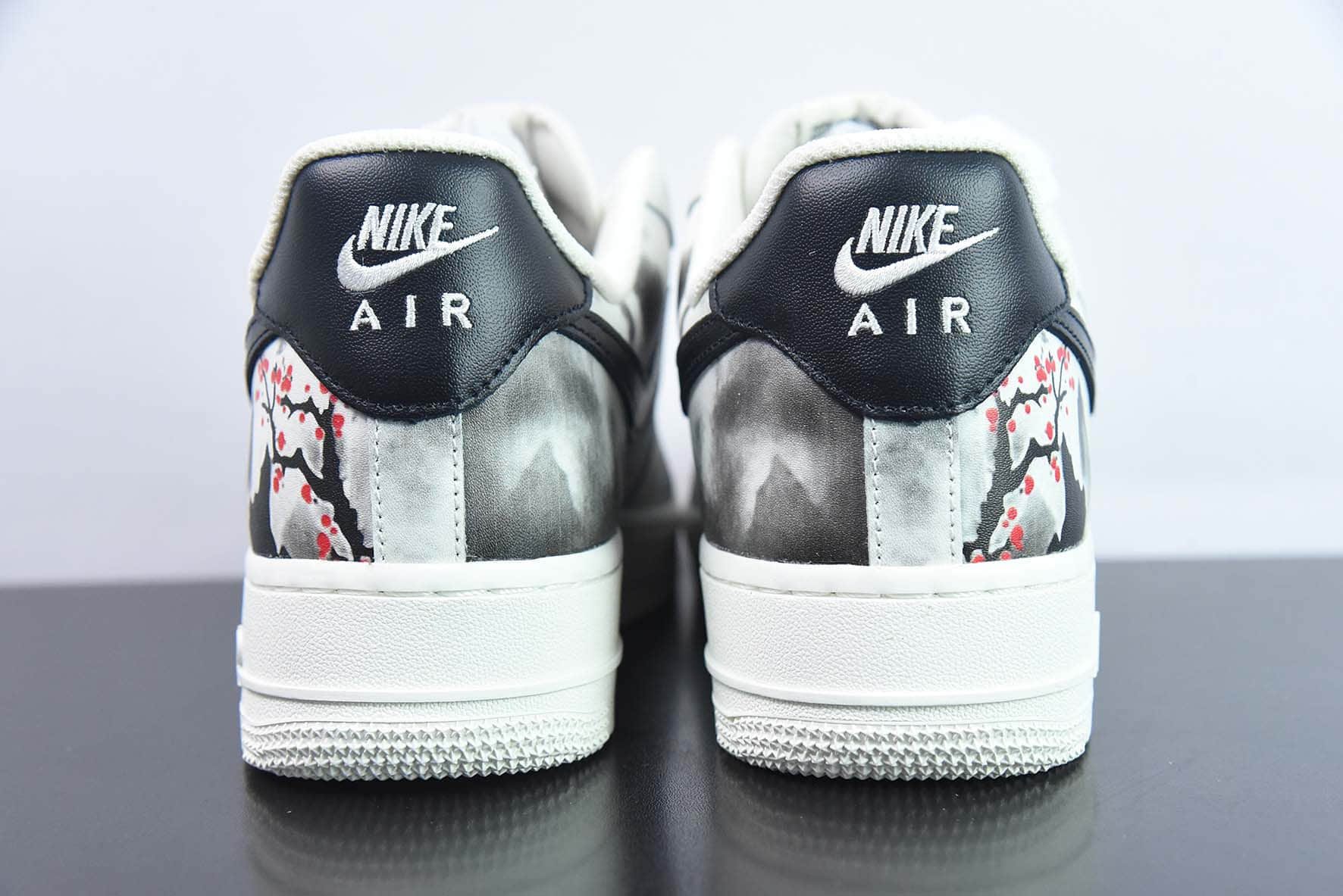 耐克Nike Air Force 1 '07 Low 中国风涂鸦山水画空军一号低帮休闲板鞋纯原版本 货号:BL1522-088