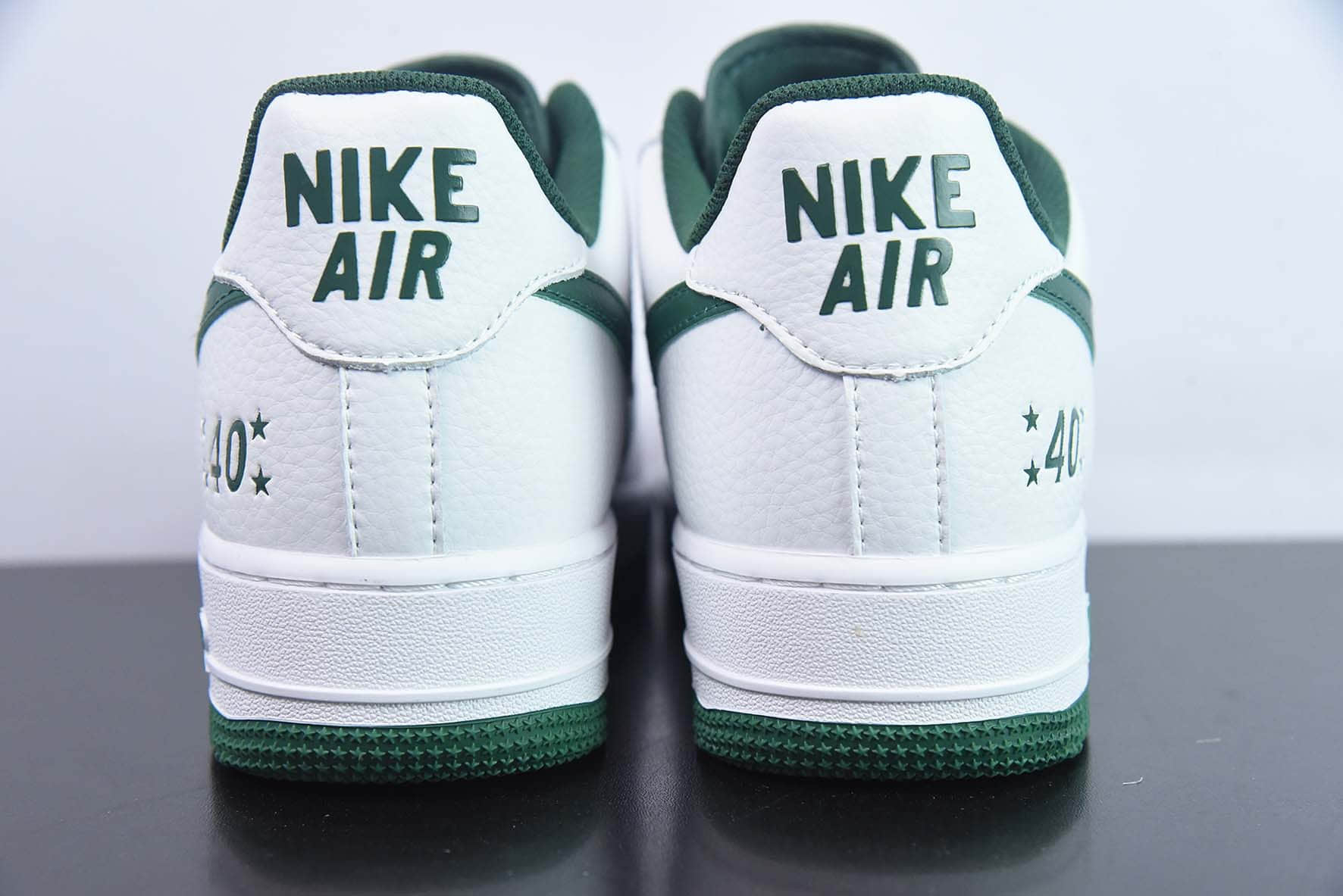 耐克Nike Air Force 1 '07 Low 40周年白绿双勾空军一号低帮休闲板鞋纯原版本 货号:MN5263-126