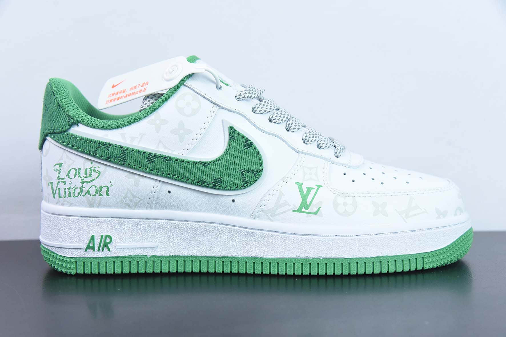 耐克NIke Air Force 1 '07 Low “LV联名暗夜精灵--绿牛仔”空军一号低帮休闲板鞋纯原版本 货号:CV0670-400