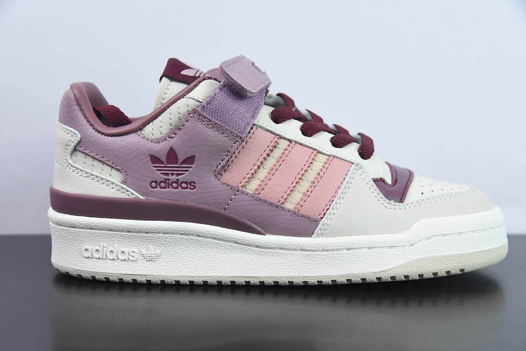 阿迪达斯Adidas Originals Forum 84 Low脏粉米白低帮百搭潮流休闲运动板鞋纯原版本 货号:HQ6941