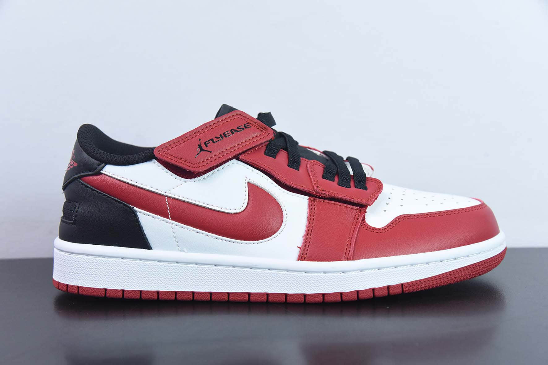 乔丹Air Jordan 1 Low FlyEase Gym Red AJ1 芝加哥红全新低帮篮球鞋纯原版本 货号:DM1206-163