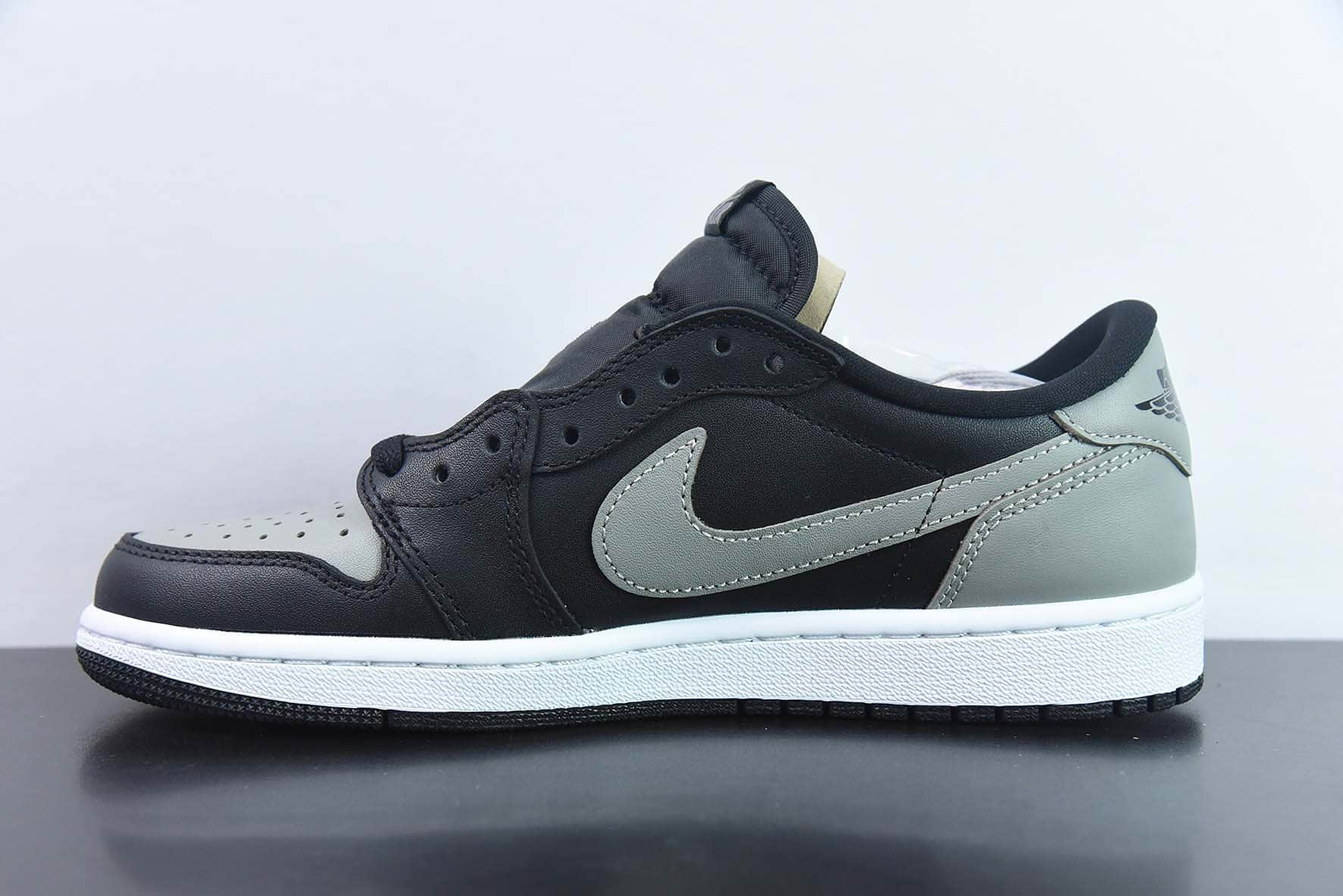 乔丹Air Jordan 1 Low OG 系列影子灰配色低帮复古篮球鞋纯原版本 货号:705329-003