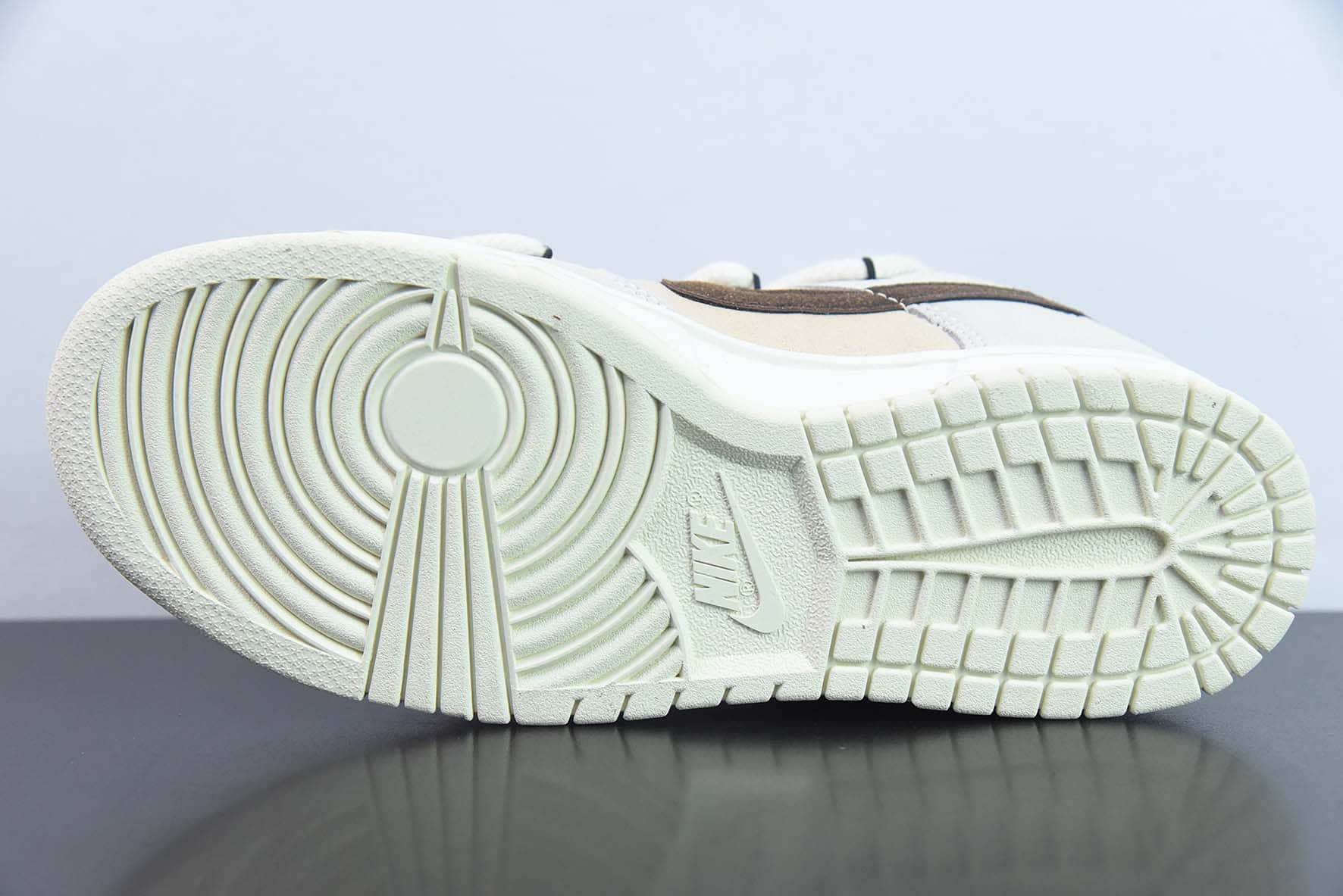 耐克Nike SB Dunk Low 灰蓝棕定制绑带扣篮系列复古低帮休闲运动滑板板鞋纯原版本 货号:DD1503-121