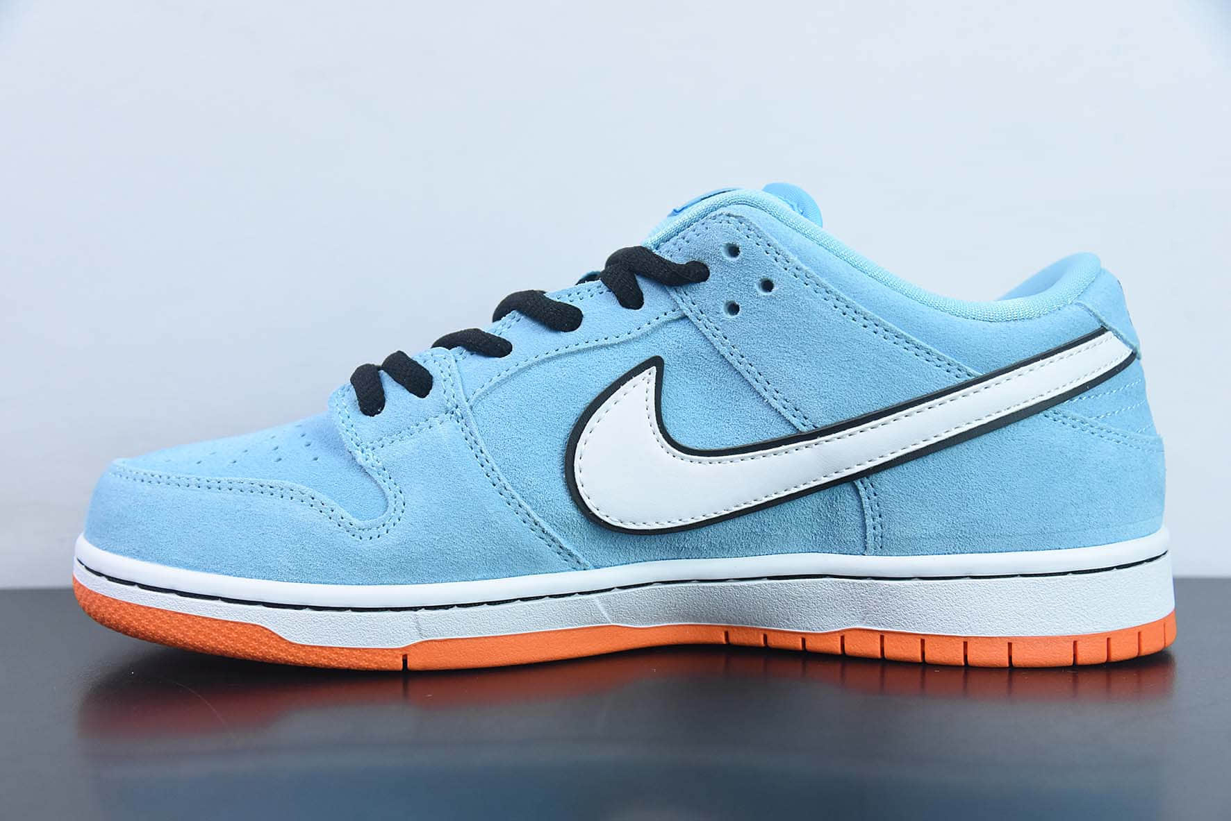 耐克Nike WE CLUB 58 x Nike SB Dunk Low ProClub 58 Gulf麂皮浅海蓝白58扣篮系列低帮休闲运动滑板板鞋纯原版本 货号:BQ6817-401