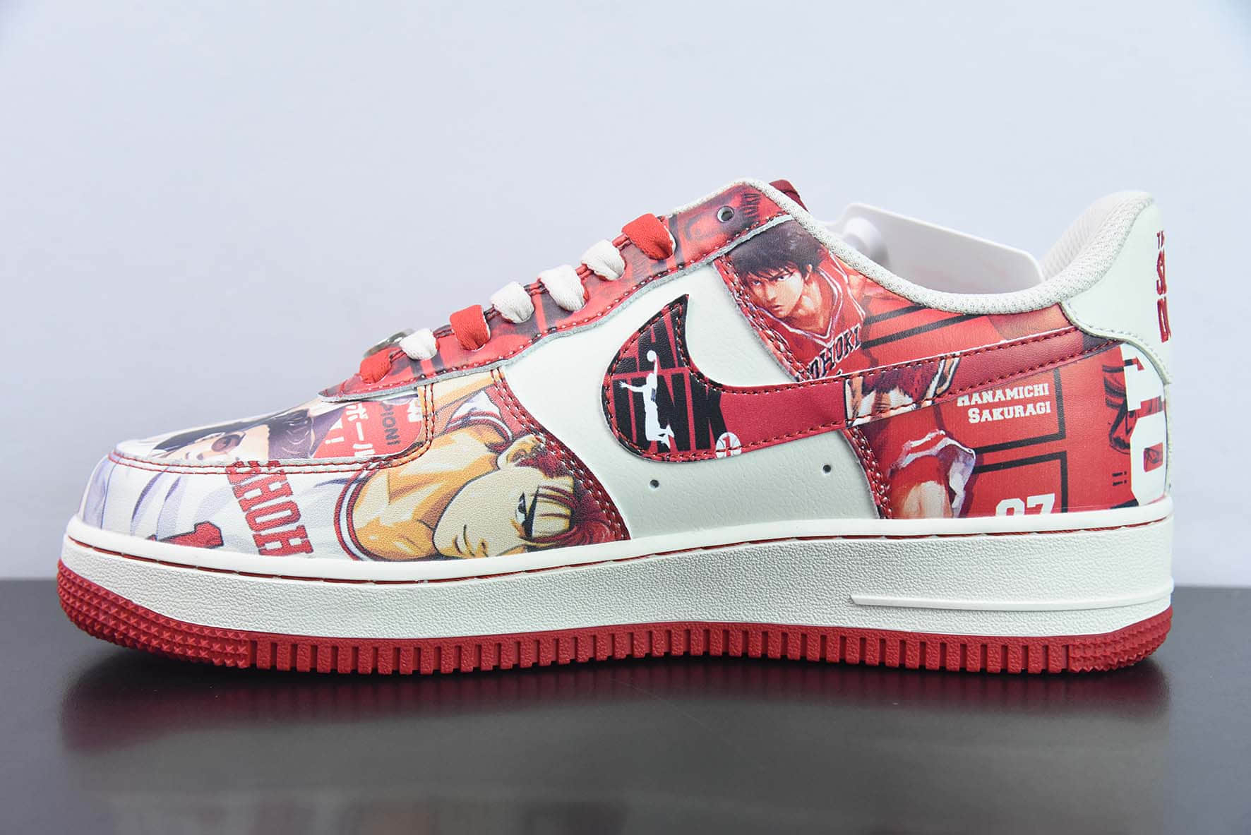 耐克Nike Air Force 1 '07 Low “Slum Dunk” 灌篮高手联名限定款空军一号低帮运动板鞋纯原版本 货号:SD1990-111