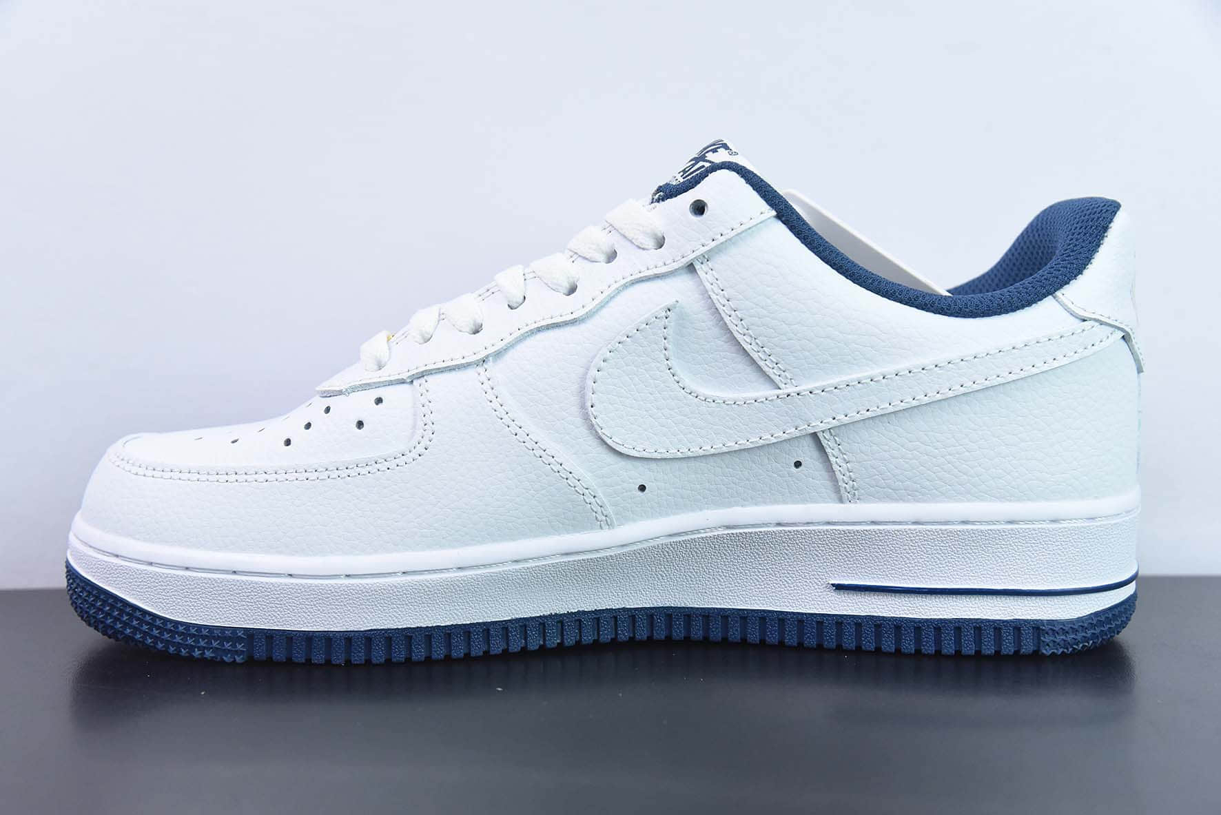 耐克Nike Air Force 1‘07 Low 深蓝小勾 40周年星星空军一号低帮休闲板鞋纯原版本 货号:DD1225-006