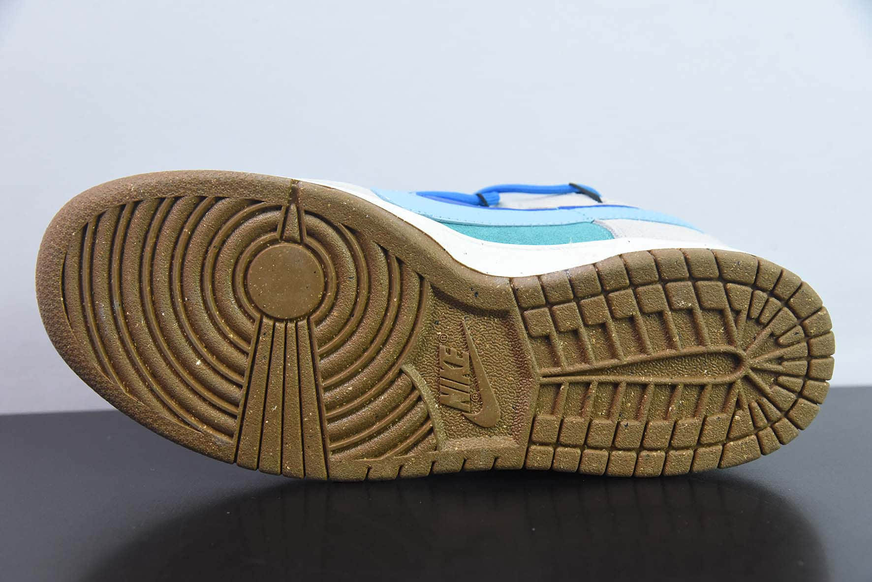 耐克Nike Dunk Low SB 灰蓝双钩绑带定制版低帮滑板鞋纯原版本 货号:DD9457-100