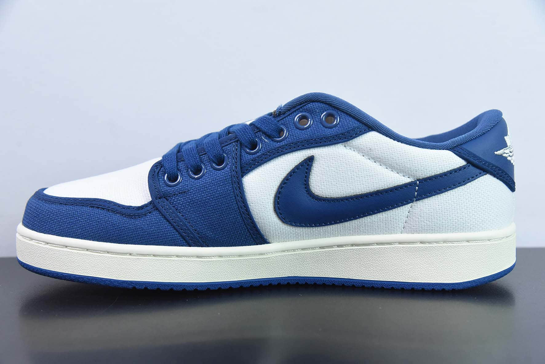 乔丹Air Jordan 1 KO LowDark Royal Blue AJ1肯塔基白蓝低帮复古文化篮球鞋纯原版本 货号:DX4981-103