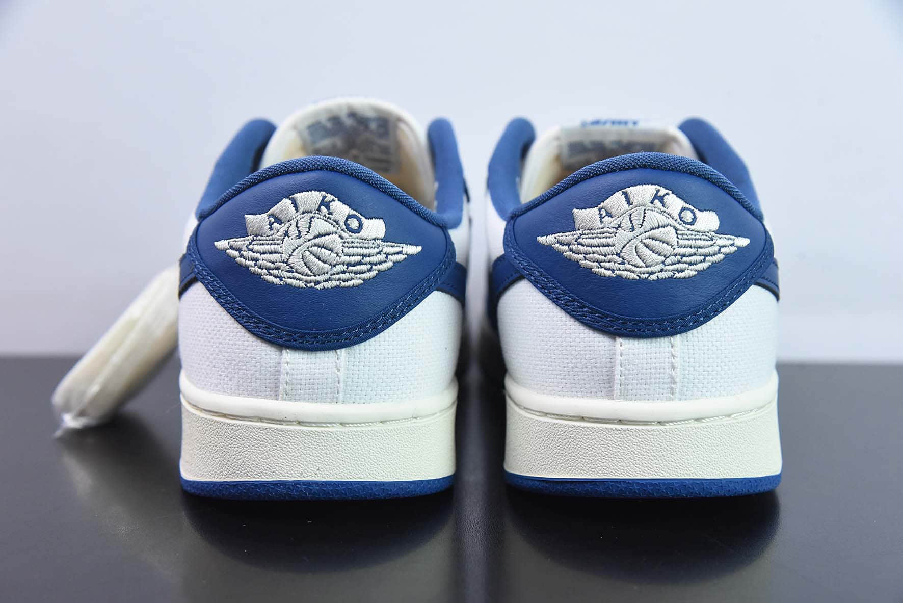 乔丹Air Jordan 1 KO LowDark Royal Blue AJ1肯塔基白蓝低帮复古文化篮球鞋纯原版本 货号:DX4981-103