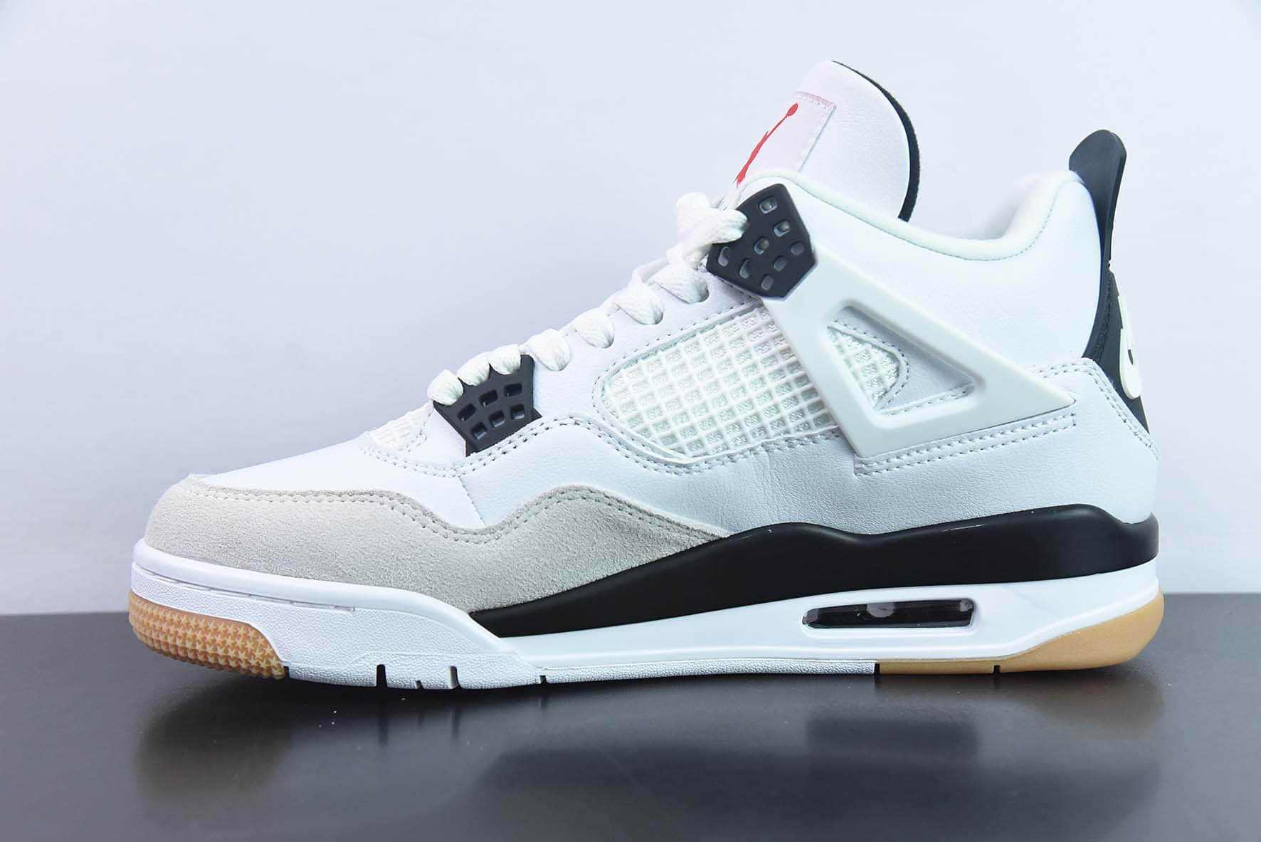 乔丹Air Jordan Nike SB x Air Jordan 4 Pine Green AJ4SB联名奶白黑生胶复古文化篮球鞋纯原版本 货号:DR5415-101