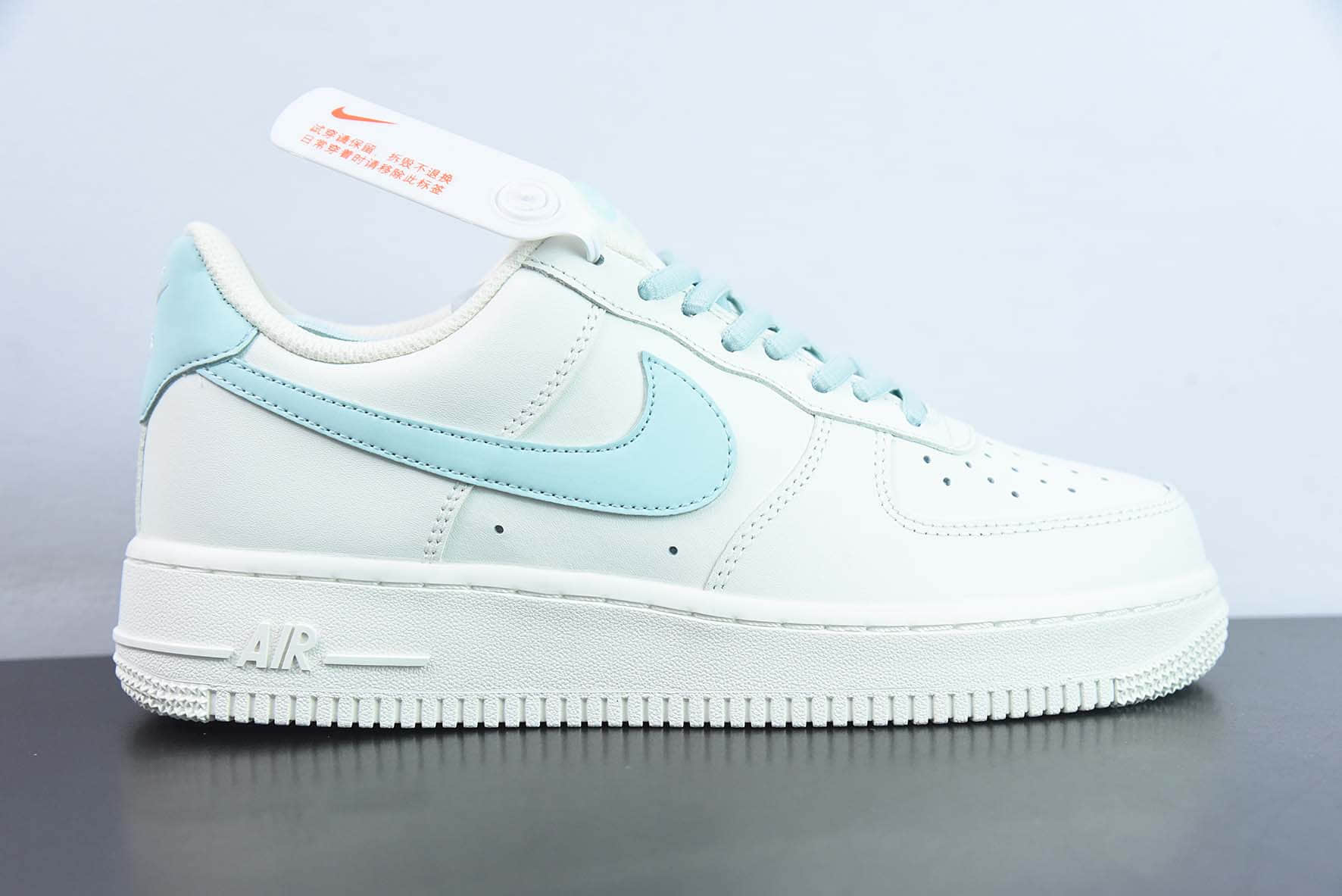 耐克Nike Air Force 1’07 LowBeige WhiteJade Green皮革米白玉绿空军一号经典低帮百搭休闲运动板鞋纯原版本 货号:CQ5059-226