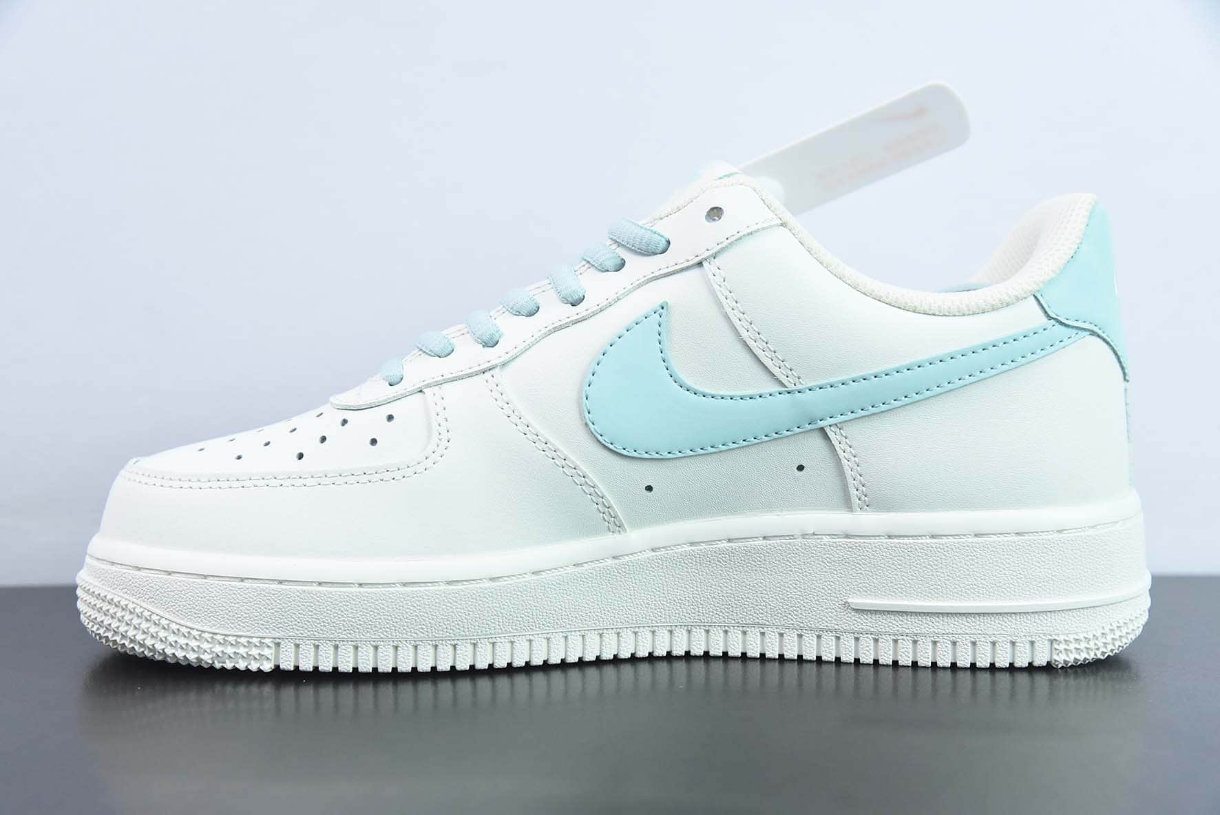 耐克Nike Air Force 1’07 LowBeige WhiteJade Green皮革米白玉绿空军一号经典低帮百搭休闲运动板鞋纯原版本 货号:CQ5059-226
