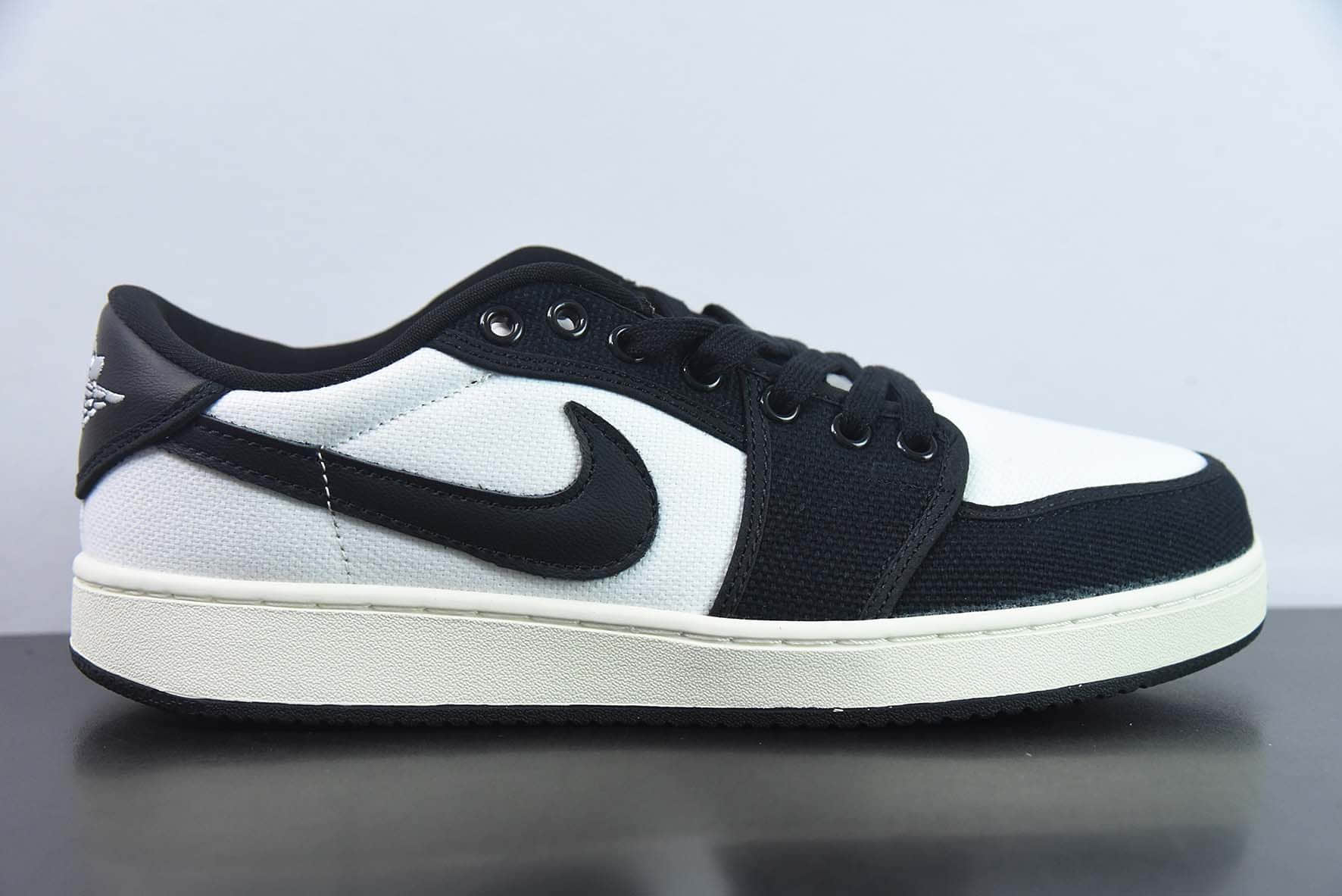 乔丹Air Jordan 1 KO Low AJ1白黑低帮复古篮球鞋纯原版本 货号：DX4981-100