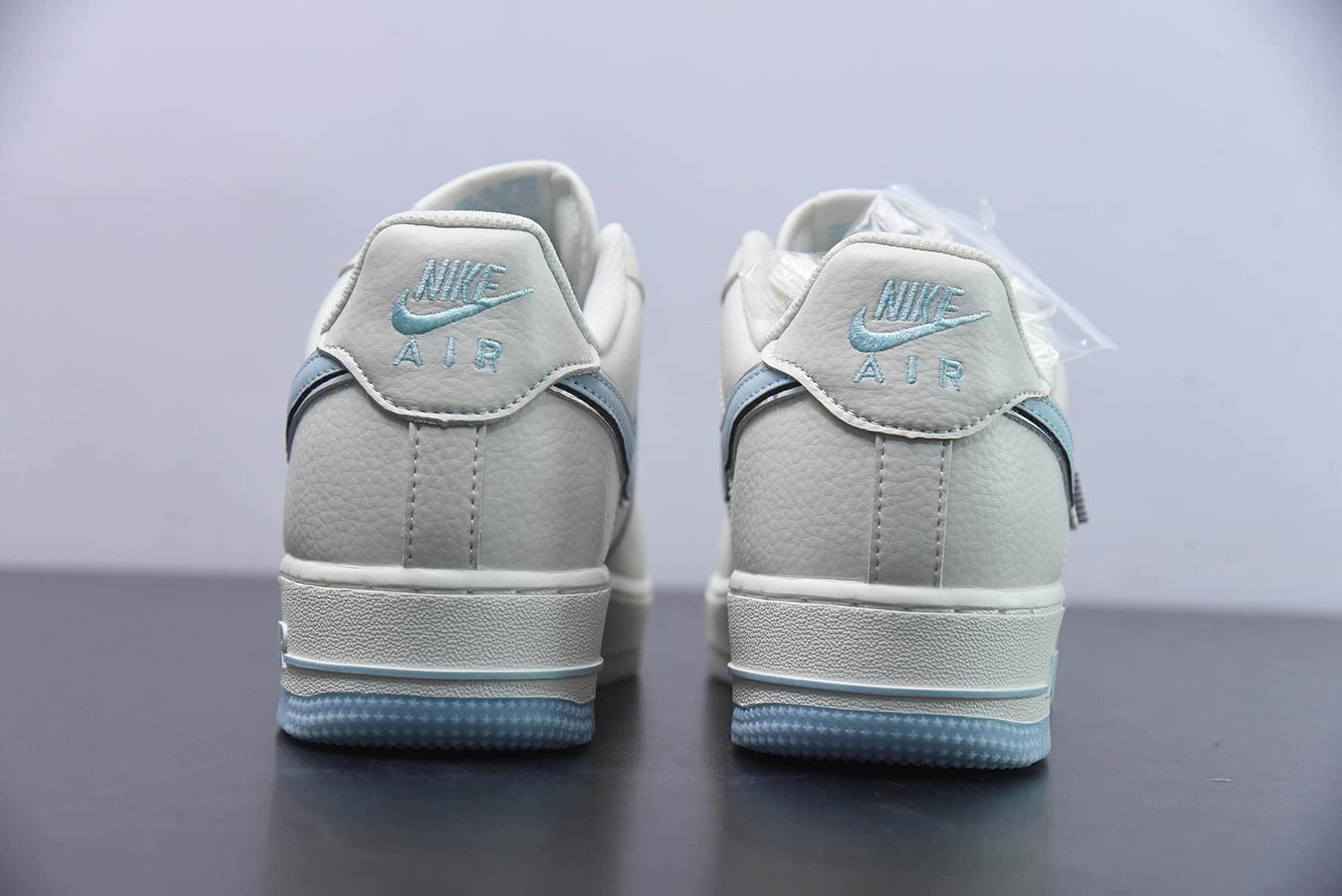 耐克Nike Air Force 1 Low '07 天蓝小勾满天星低帮空军一号休闲板鞋纯原版本 货号:JJ0253-008