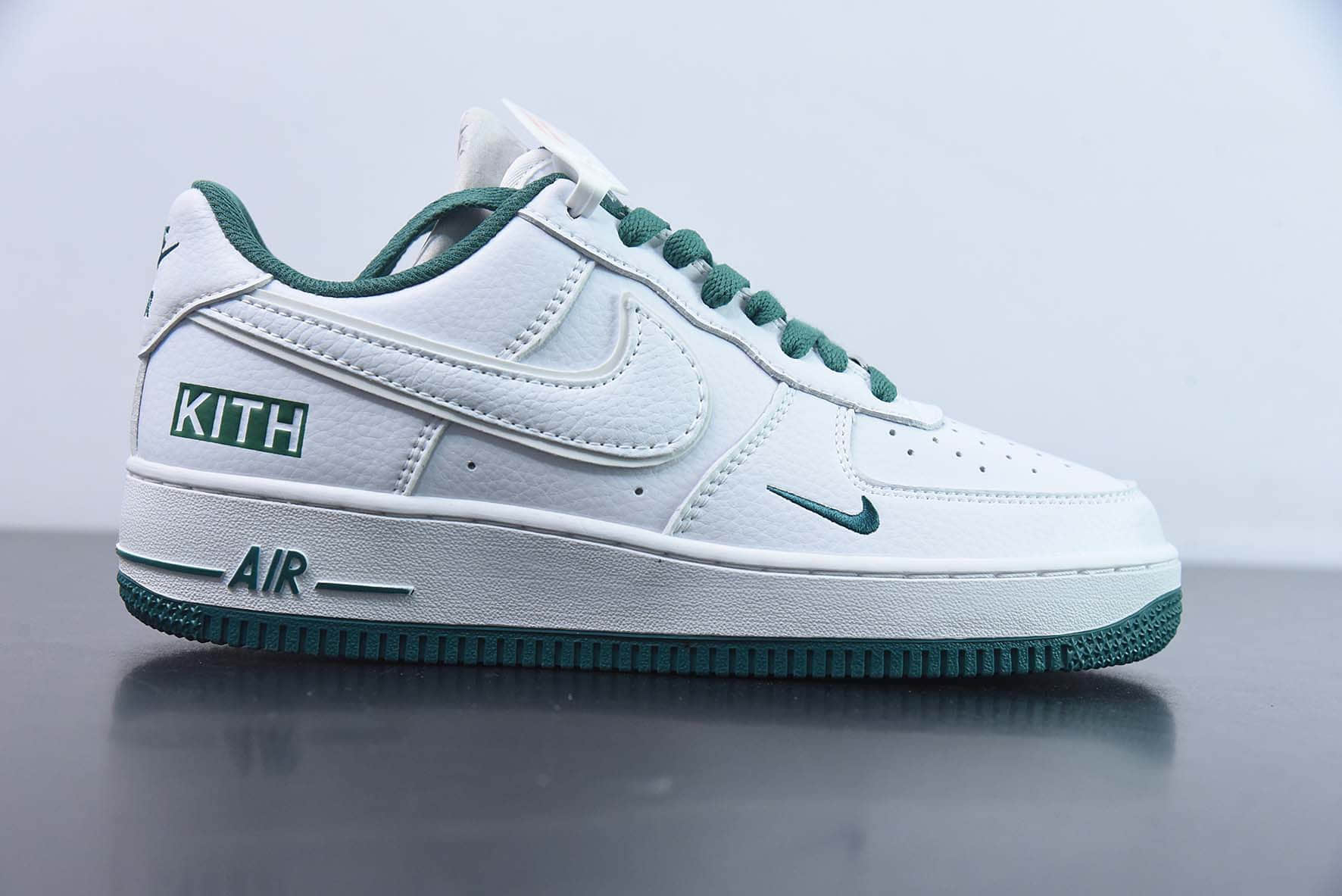耐克Nike Air Force 1 Low Kith联名白绿空军一号低帮运动休闲板鞋纯原版本 货号:KT1659-003