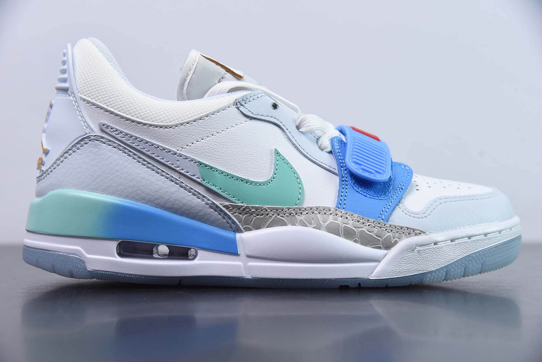 乔丹Air Jordan Legacy 312 low AJ312灰蓝魔术贴复古文化篮球鞋纯原版本 货号:FN8896-131