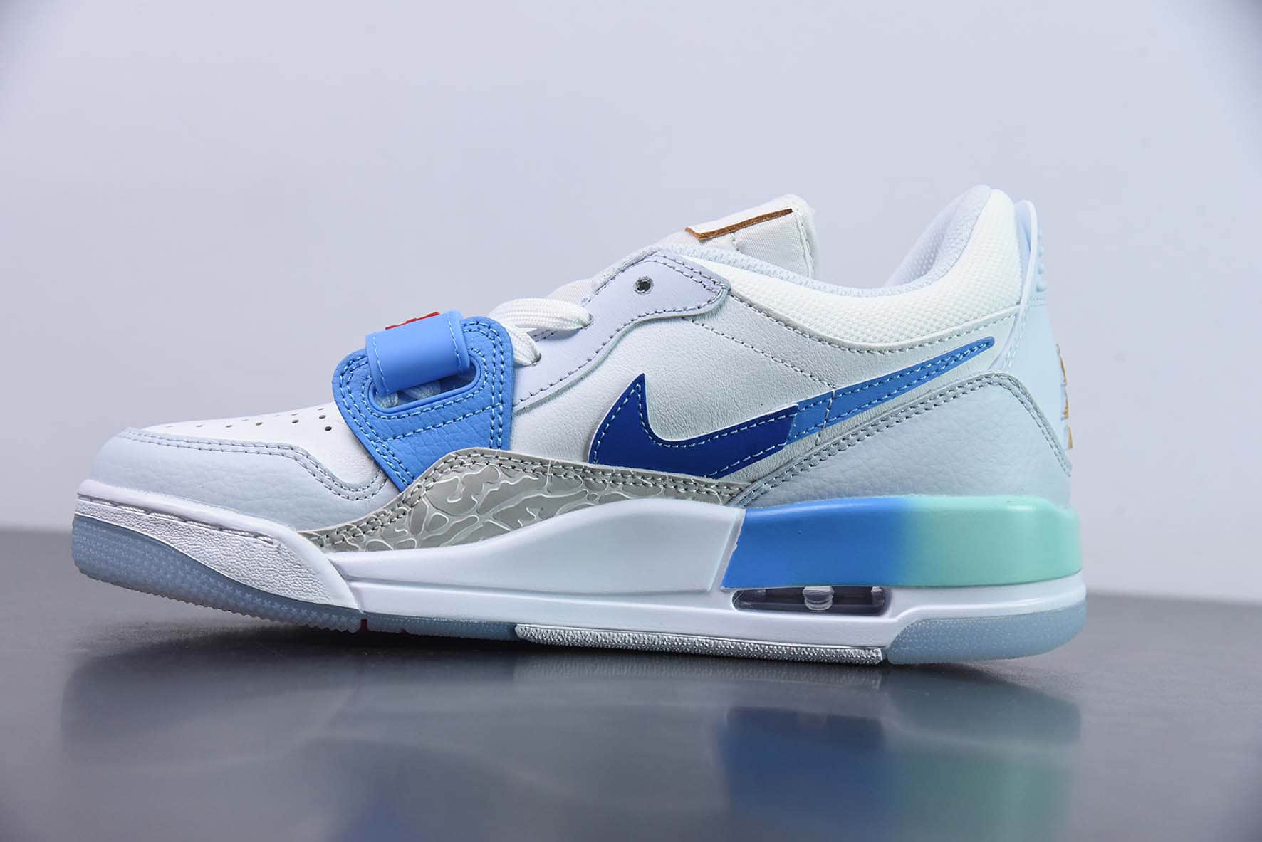乔丹Air Jordan Legacy 312 low AJ312灰蓝魔术贴复古文化篮球鞋纯原版本 货号:FN8896-131