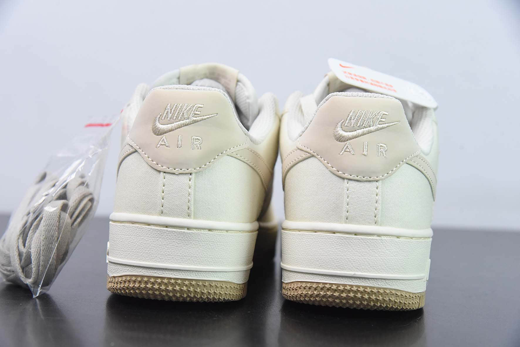 耐克Nike Air Force 1'07 Low卡其小勾布面空军一号低帮休闲板鞋纯原版本 货号:ME0112-577